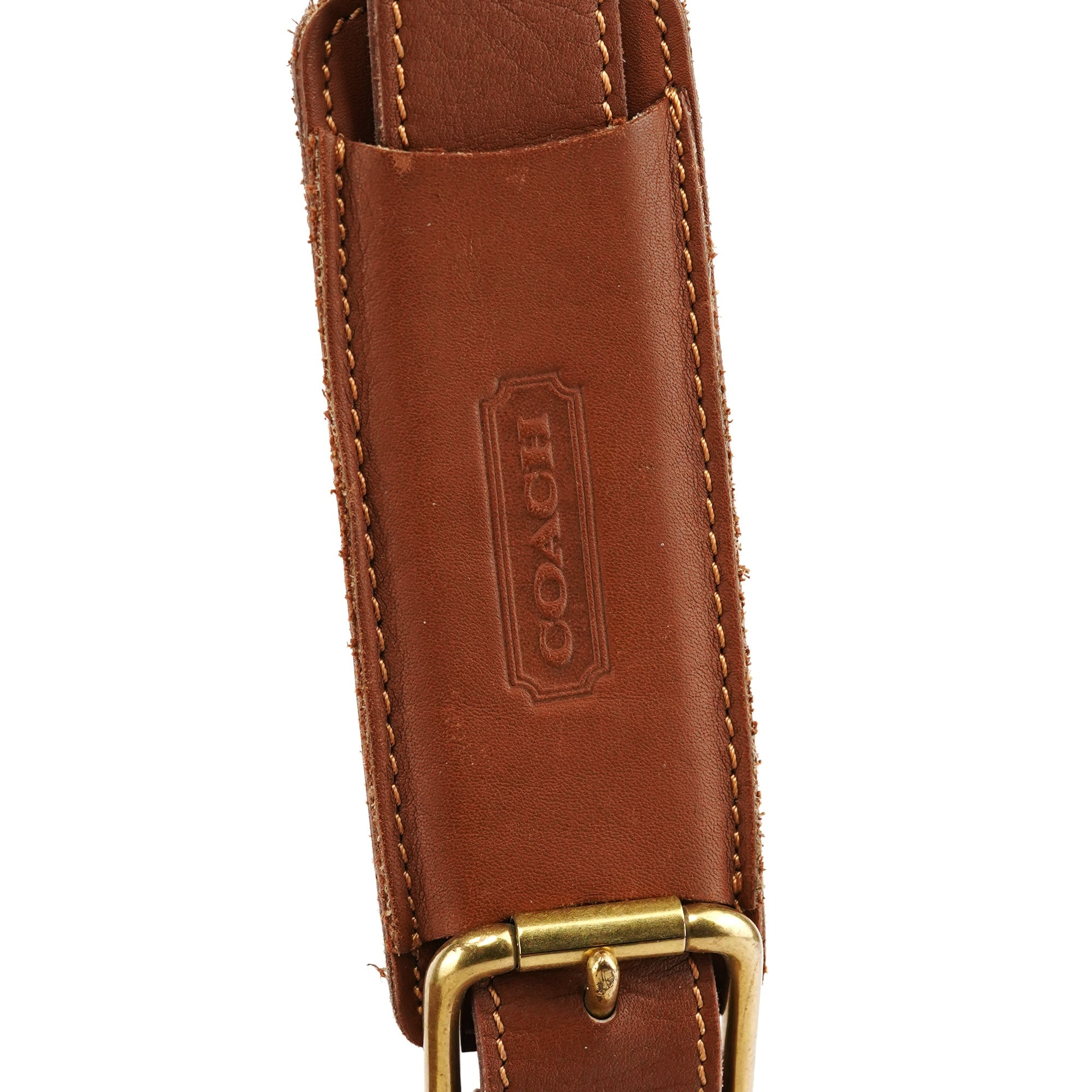 0532 Light Brown Leather Metropolitan 2-Way Bag
