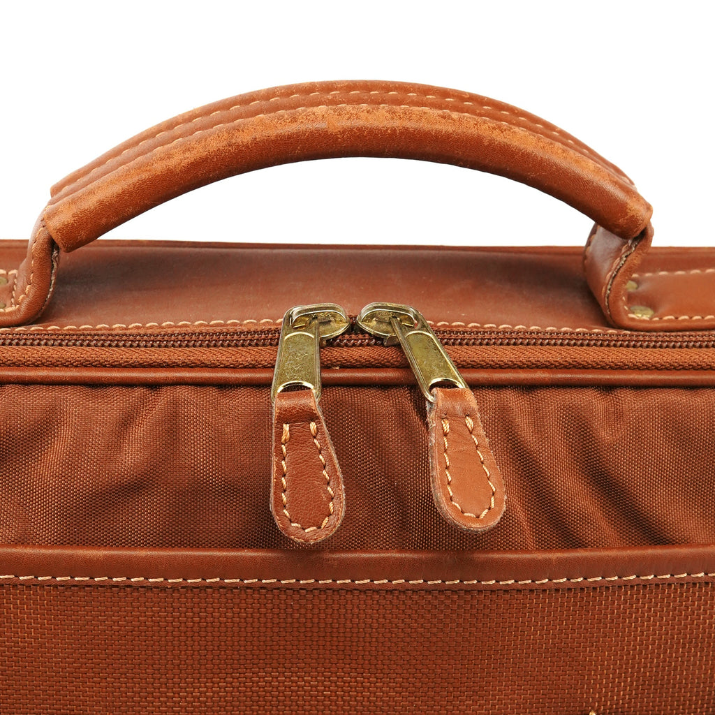 0532 Light Brown Leather Metropolitan 2-Way Bag
