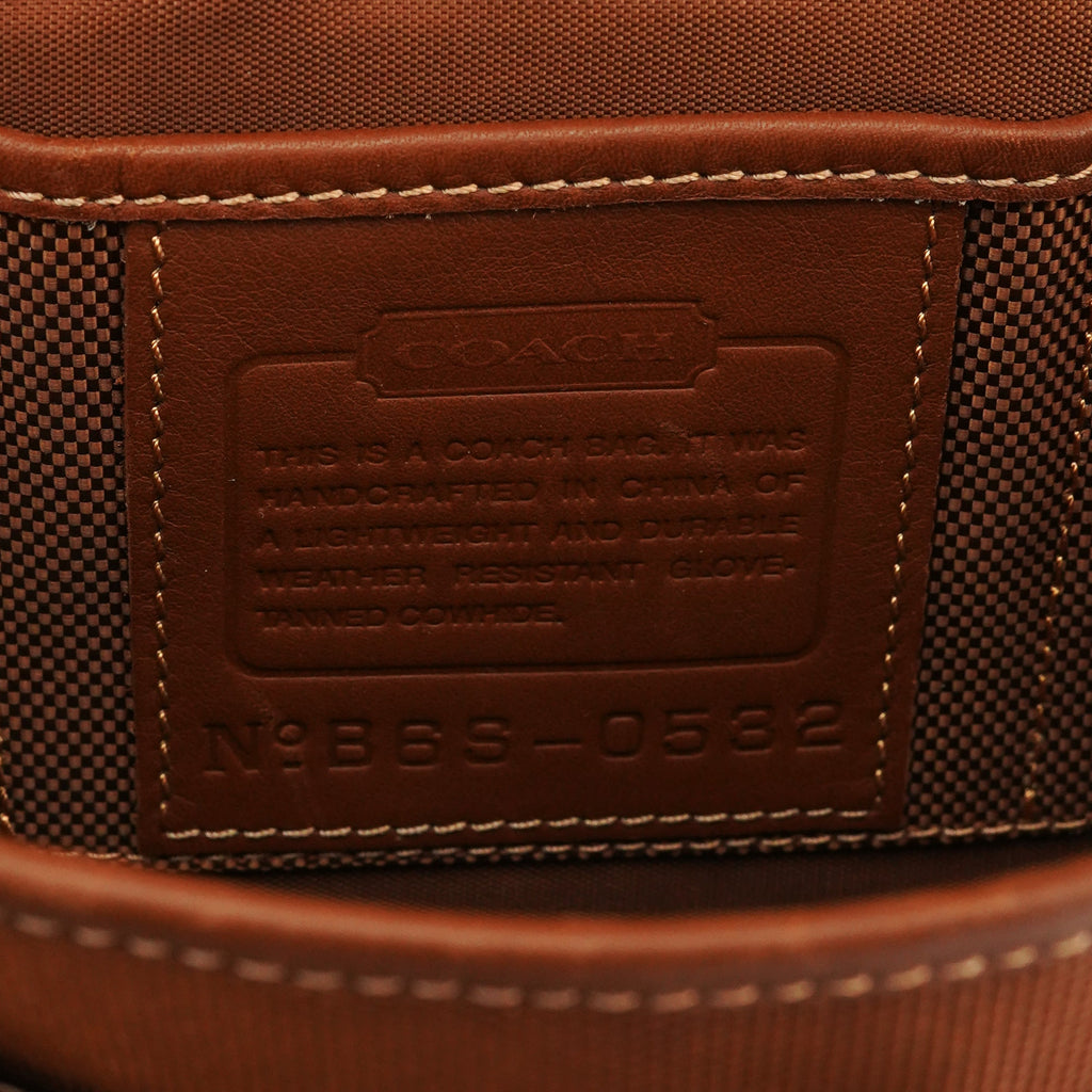 0532 Light Brown Leather Metropolitan 2-Way Bag