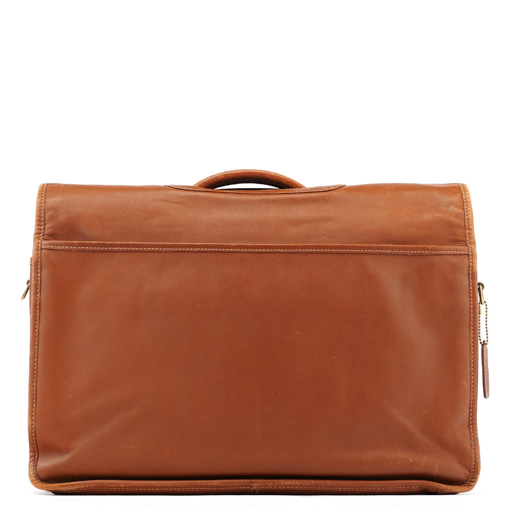 0532 Light Brown Leather Metropolitan 2-Way Bag
