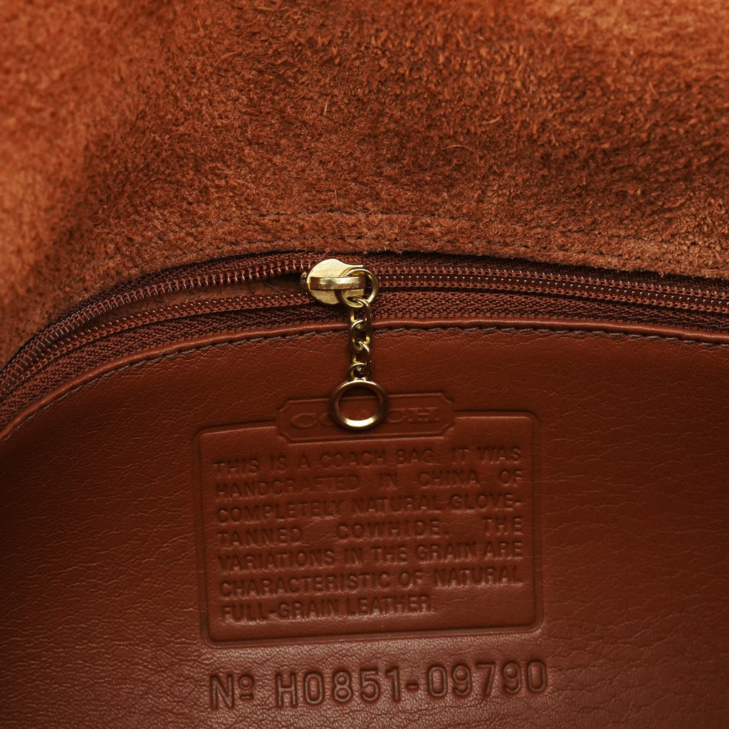09790 Light Brown Leather Metropolitan Shoulder Bag