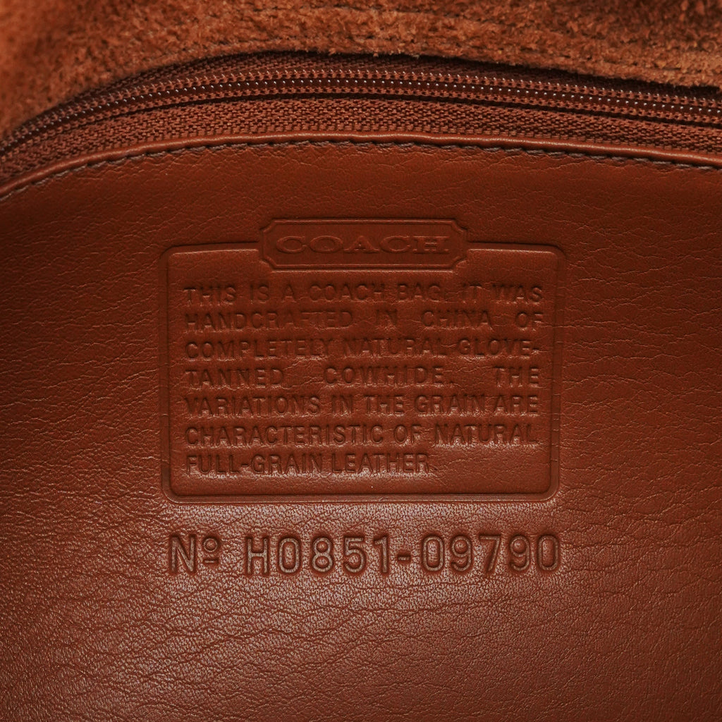 09790 Light Brown Leather Metropolitan Shoulder Bag