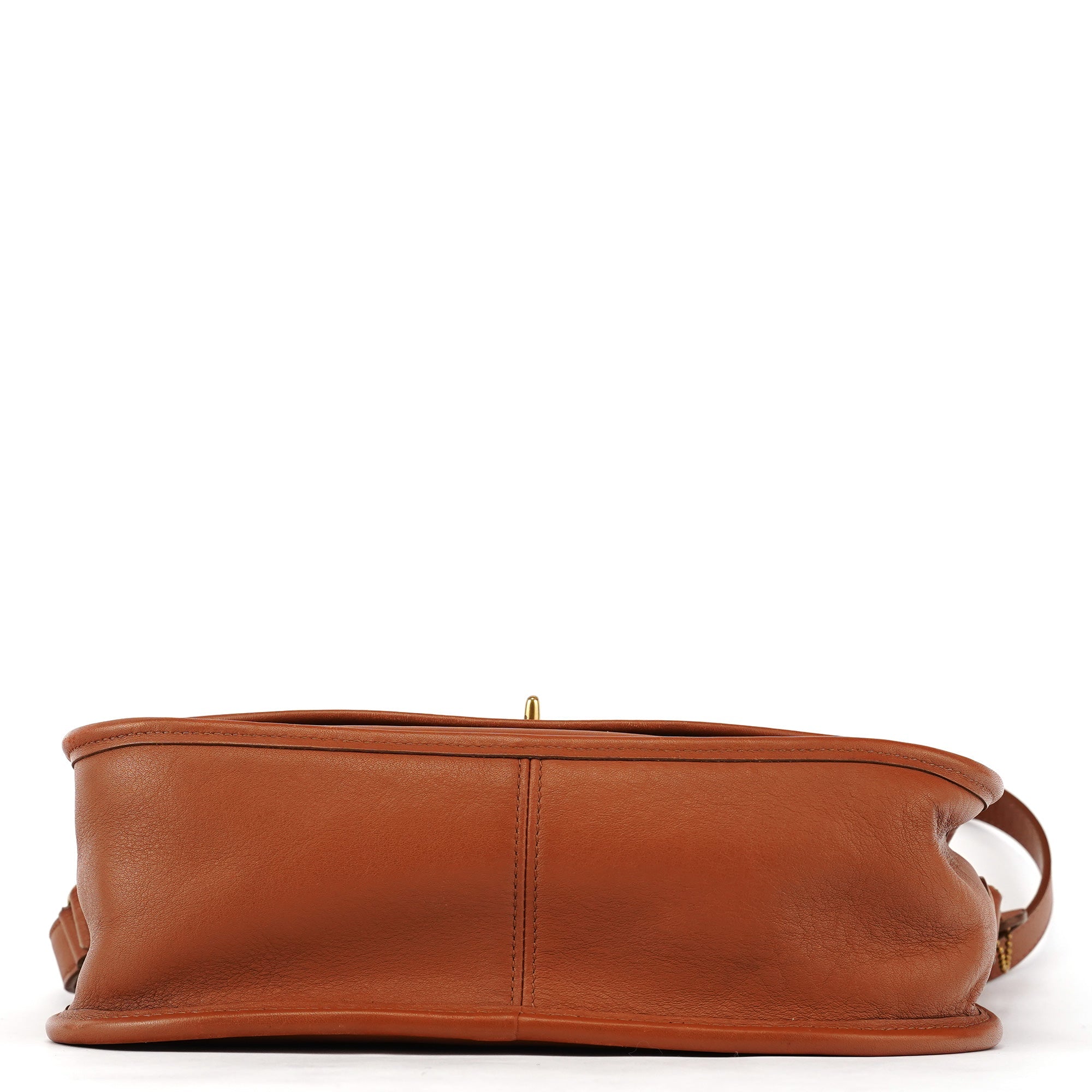 09790 Light Brown Leather Metropolitan Shoulder Bag