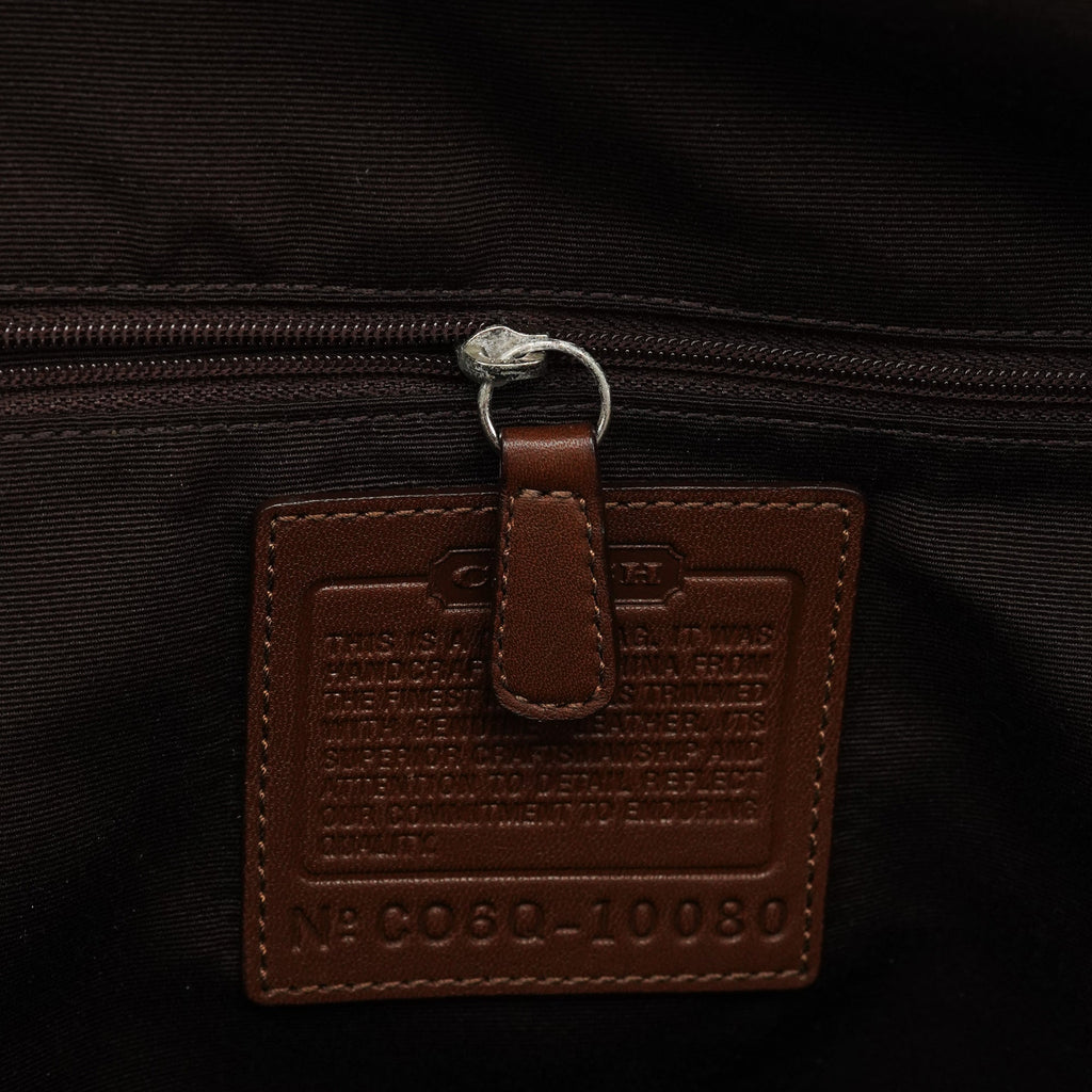 10080 Beige Brown Signature Soho Tote Bag
