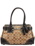 10245 Beige Brown Signature Hampton Tote Bag