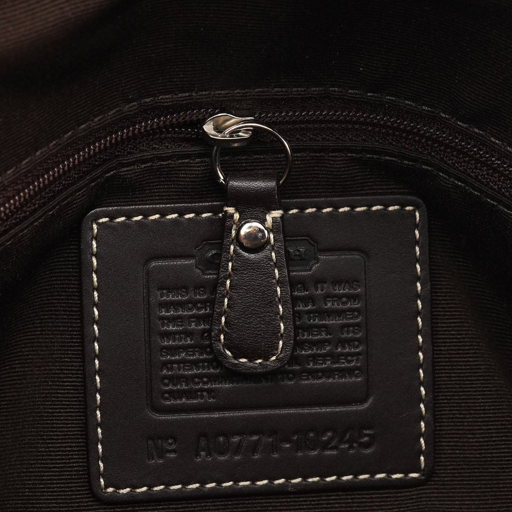10245 Beige Brown Signature Hamptons Tote Bag