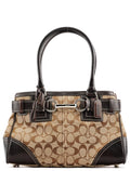 10245 Beige Brown Signature Hamptons Tote Bag