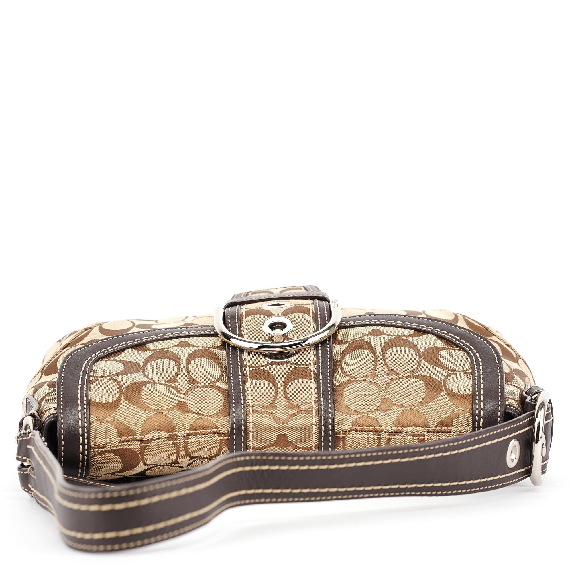 10297 Beige Brown Soho Shoulder Bag