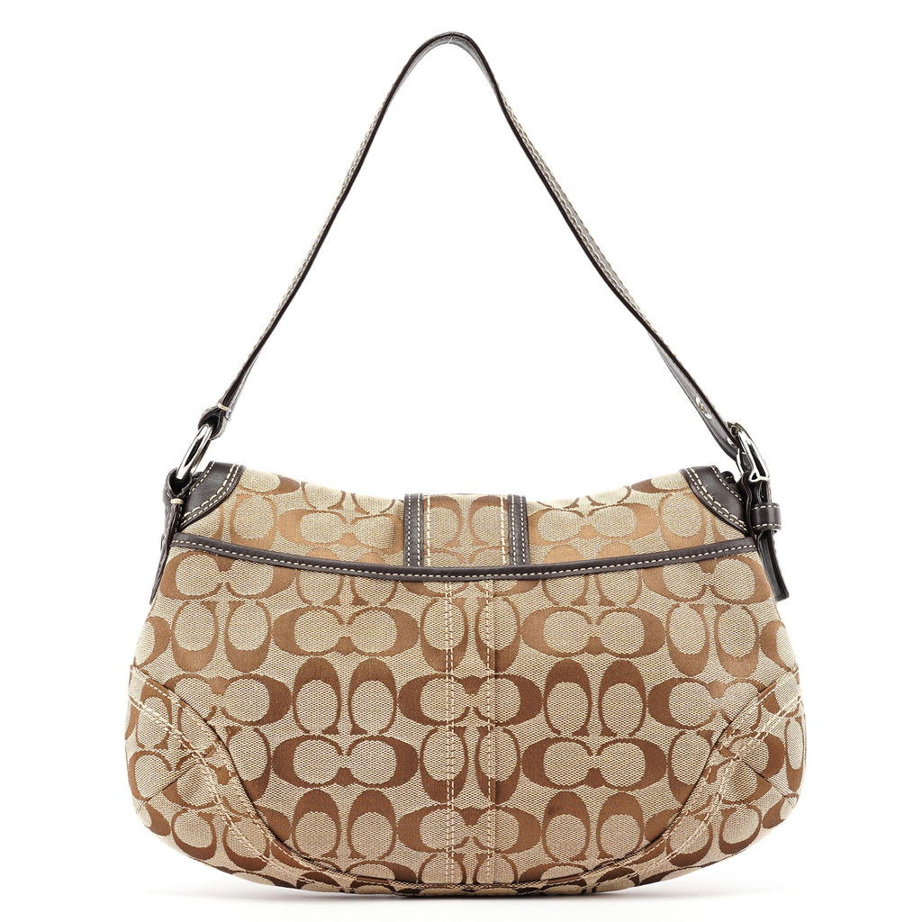 10297 Beige Brown Soho Shoulder Bag