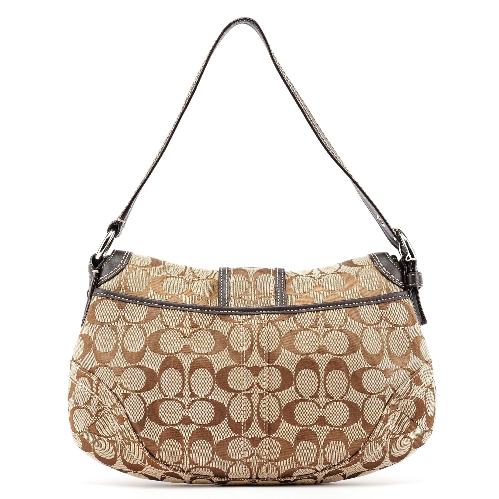10297 Beige Brown Soho Shoulder Bag