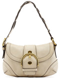 10317 Ivory Leather Soho Shoulder Bag