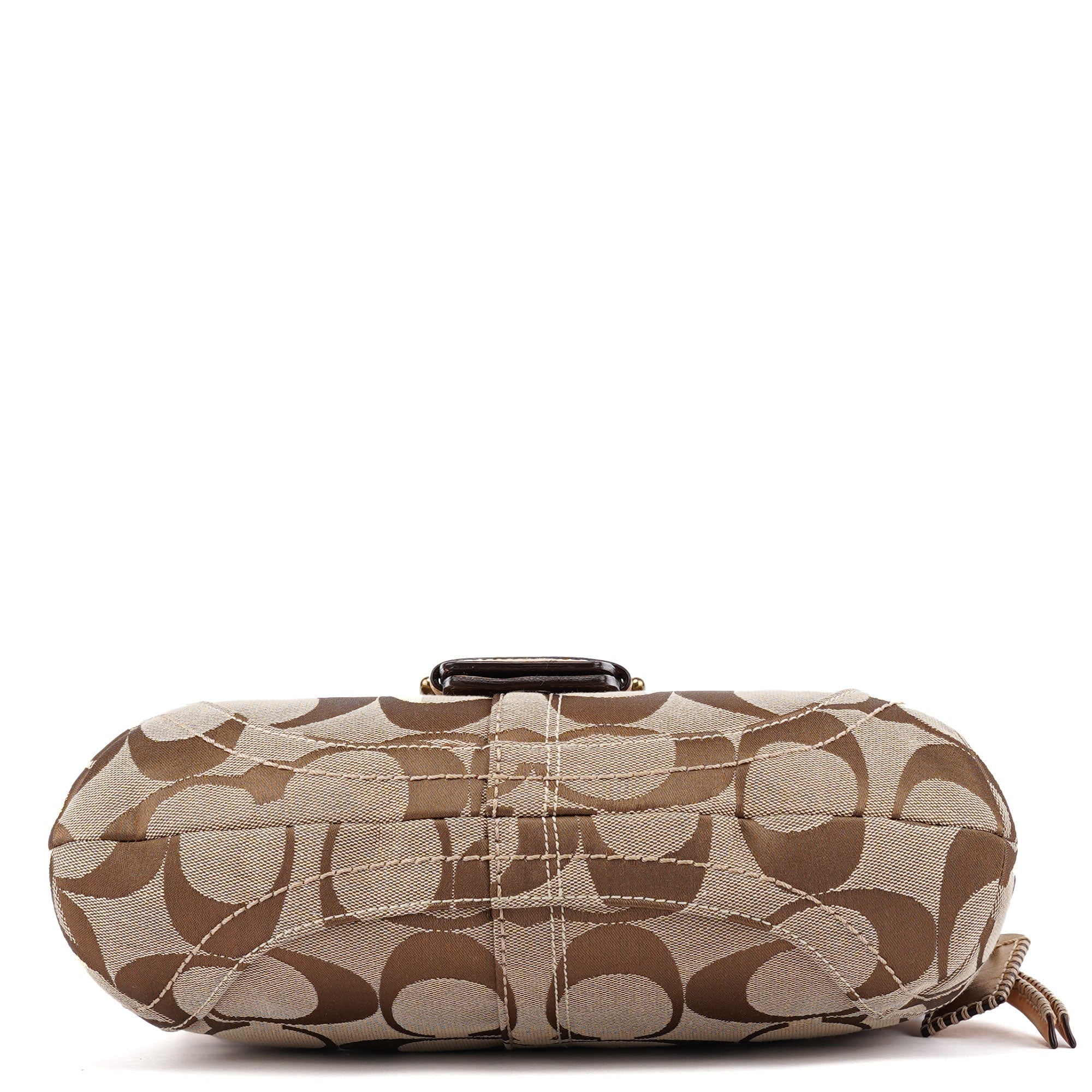 10484 Beige Signature C Soho Shoulder Bag