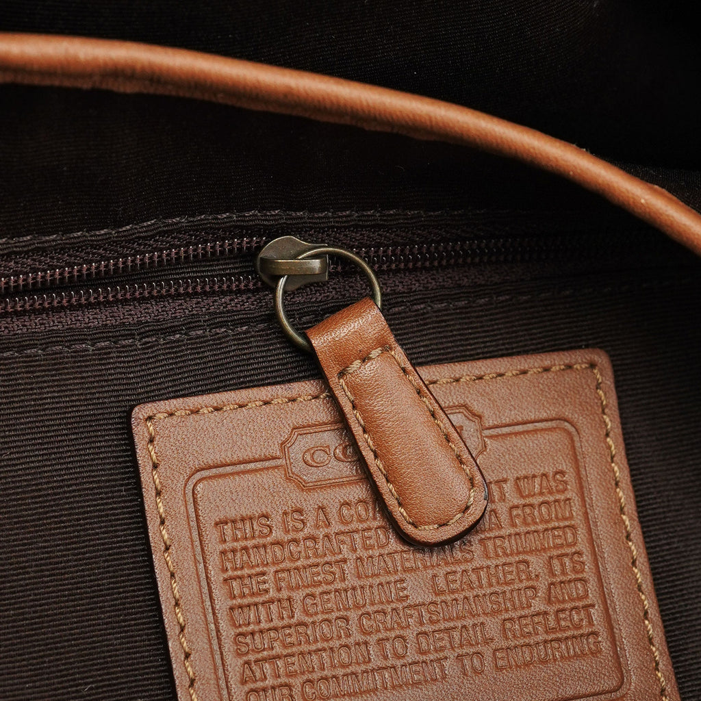10484 Beige Signature C Soho Shoulder Bag