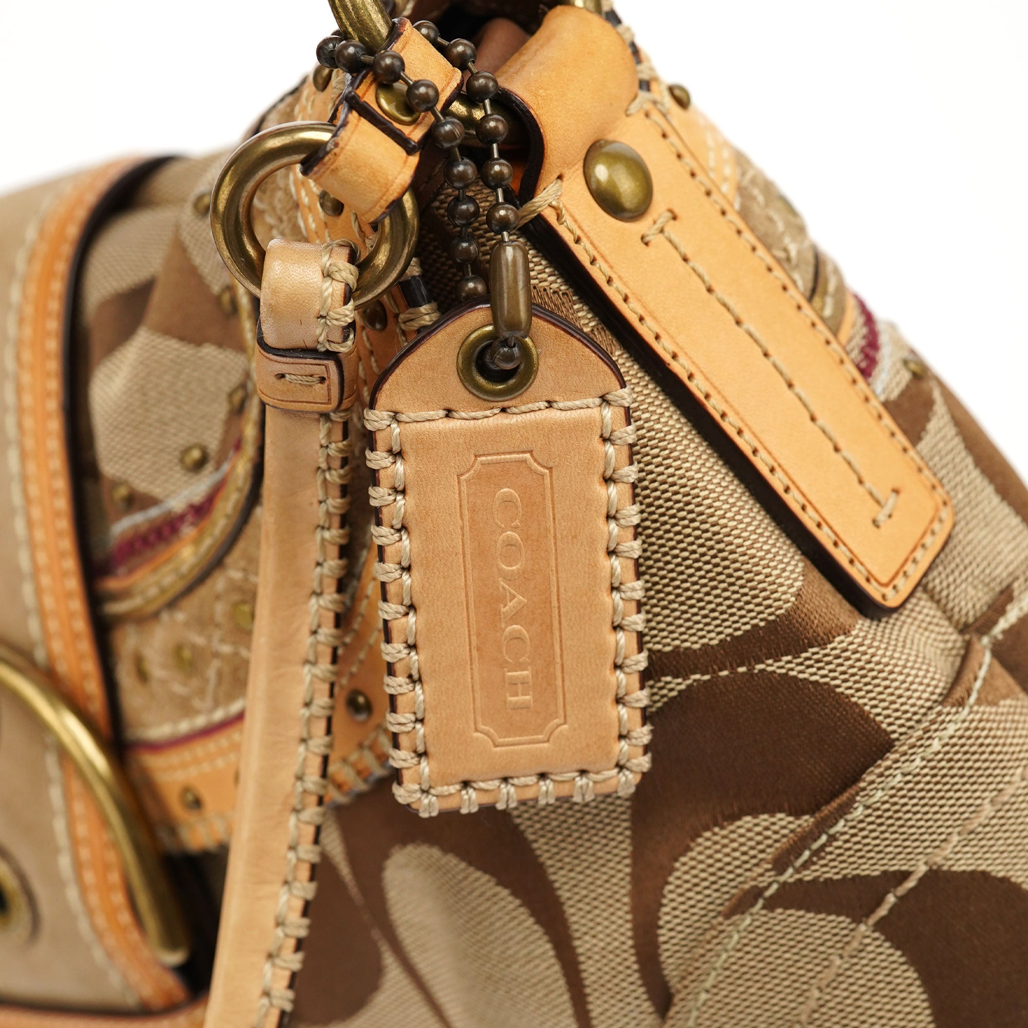 10484 Beige Soho Shoulder Bag