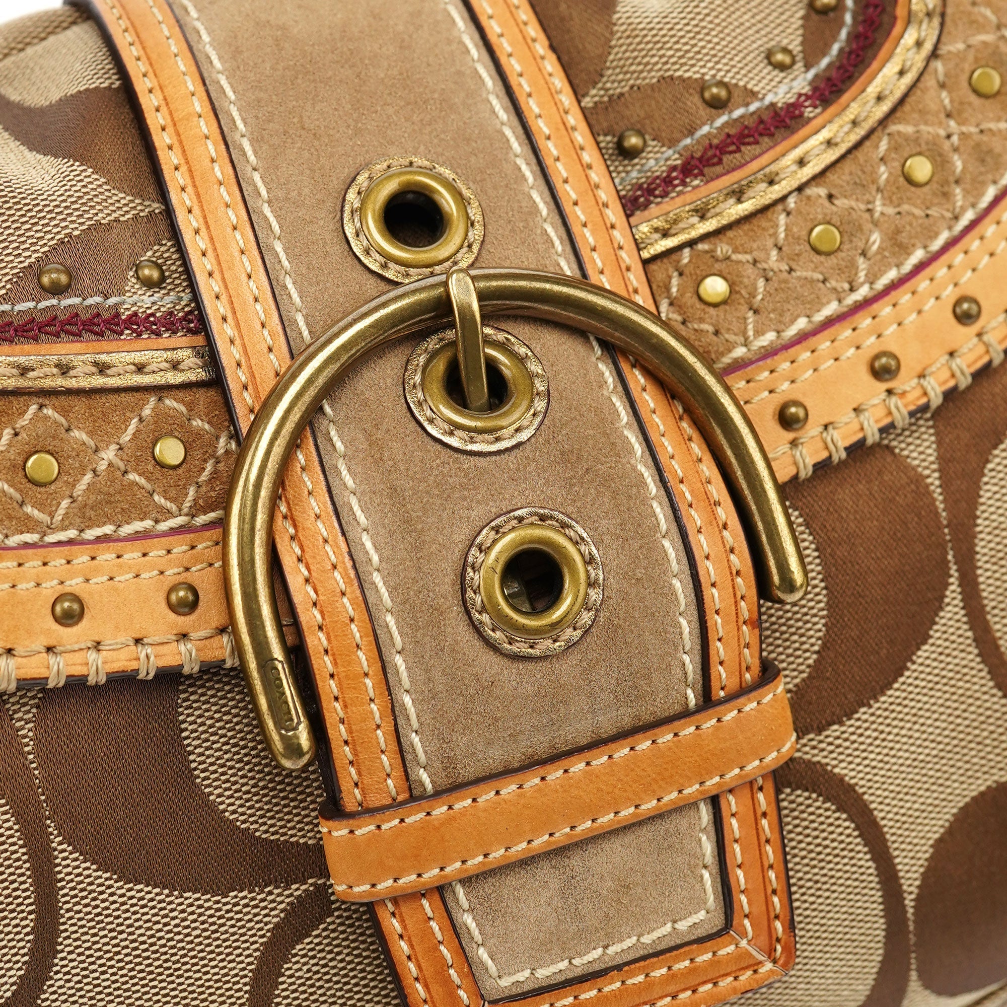 10484 Beige Soho Shoulder Bag