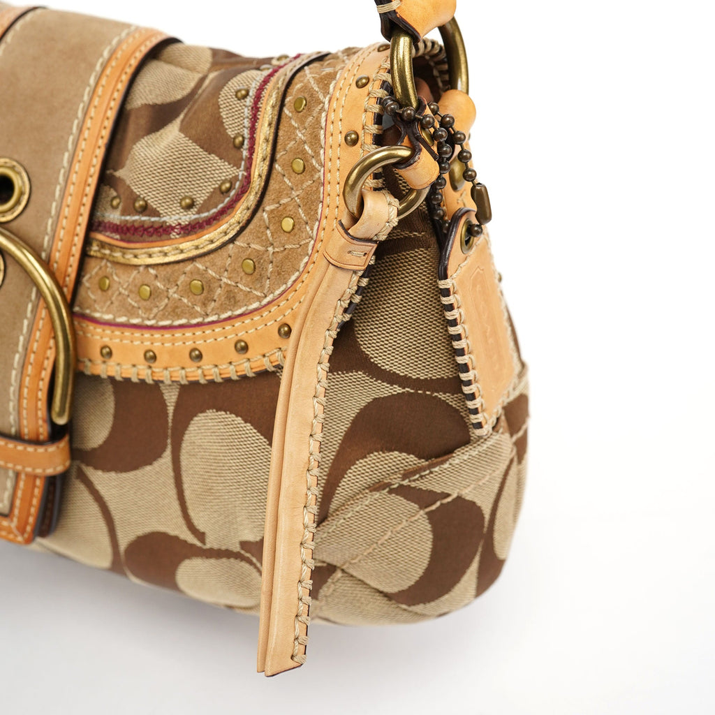 10484 Beige Soho Shoulder Bag