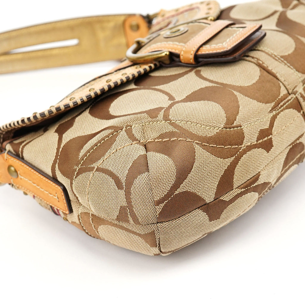10484 Beige Soho Shoulder Bag