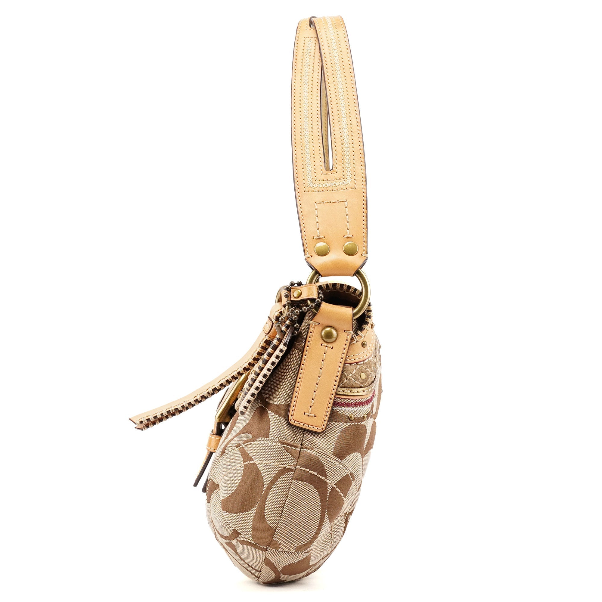10484 Beige Soho Shoulder Bag