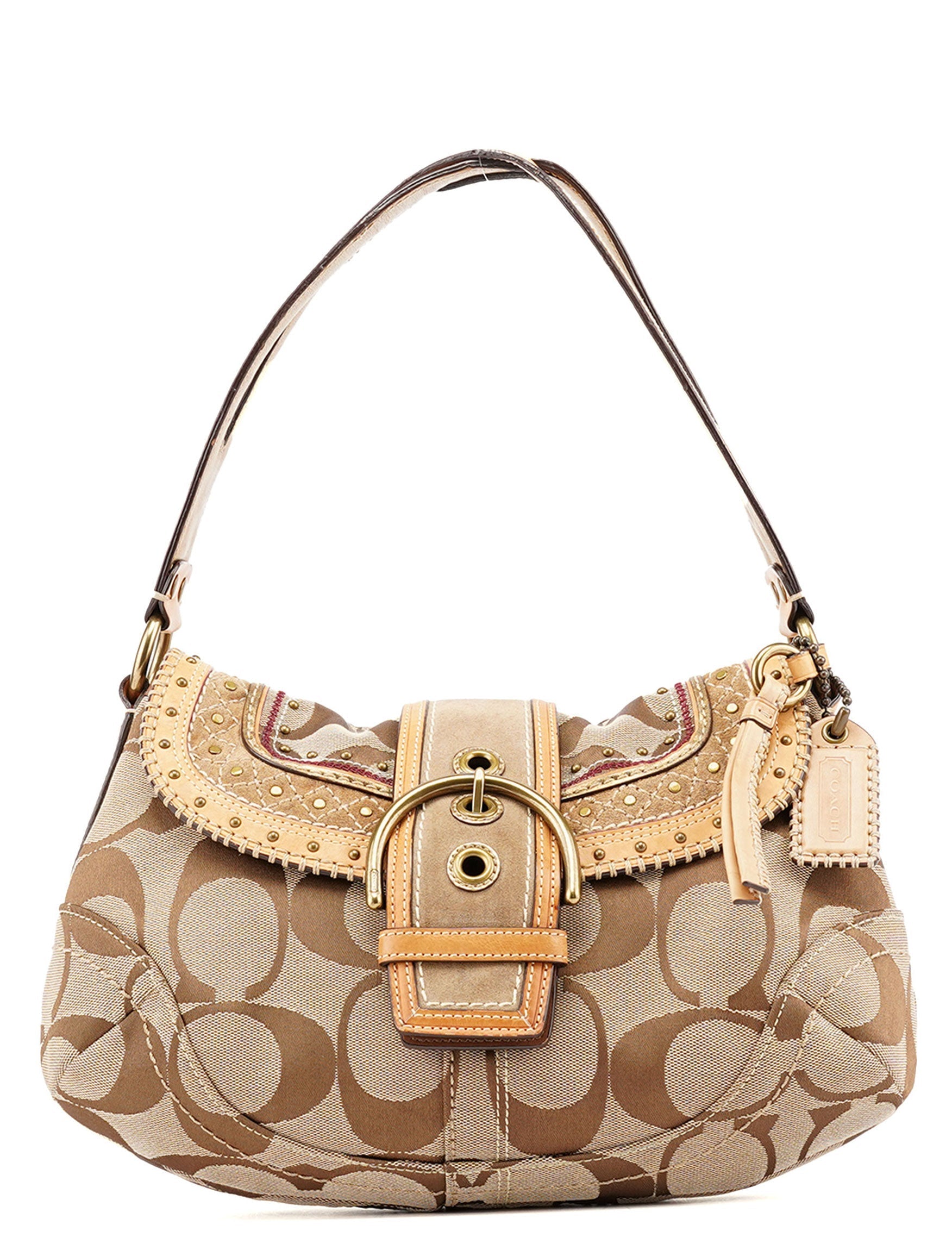 10484 Beige Soho Shoulder Bag