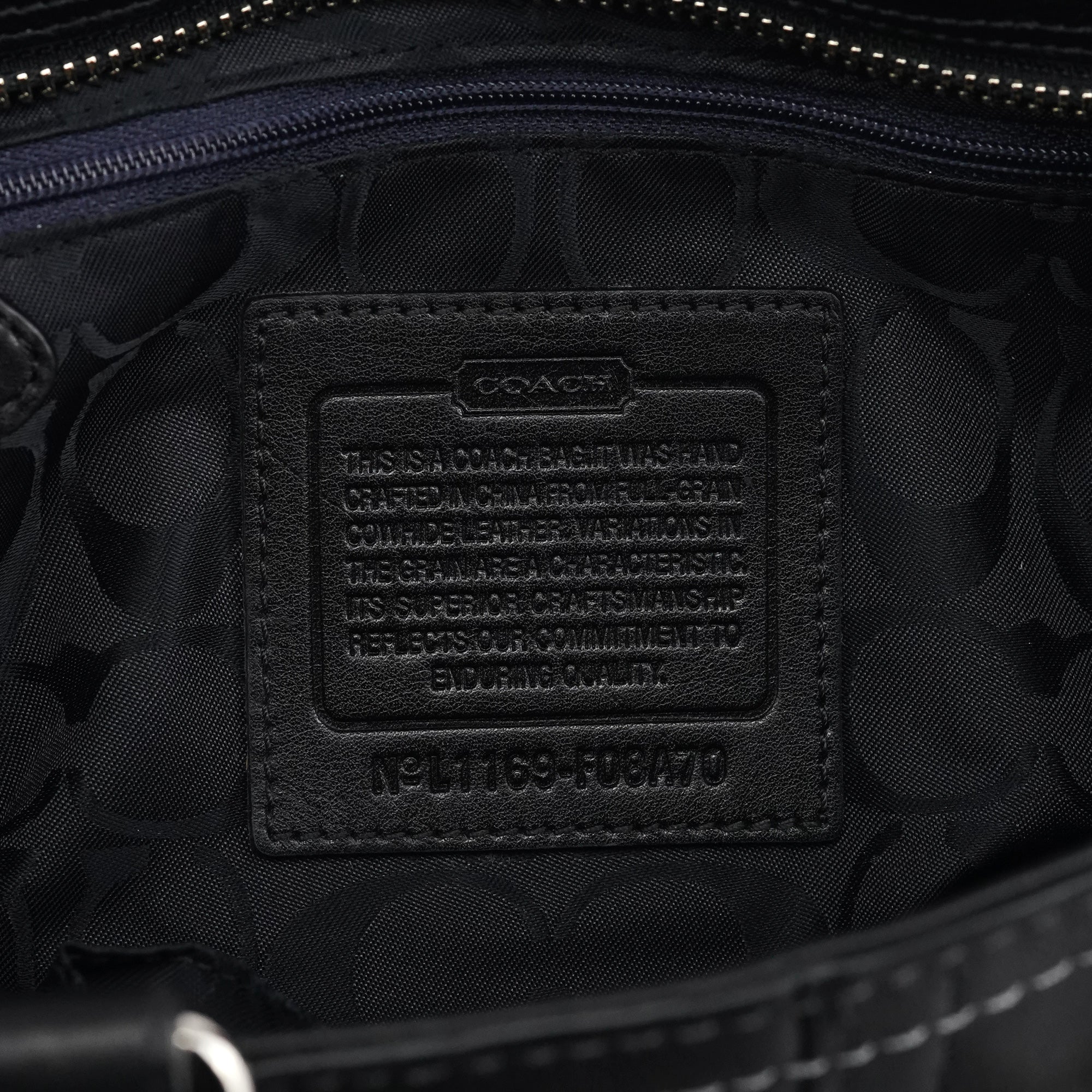 10531 Black Leather Hampton Tote Bag