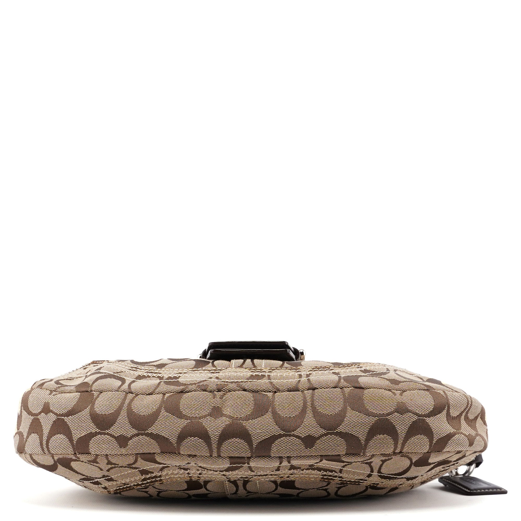 10603 Beige Brown Signature C Soho Shoulder Bag