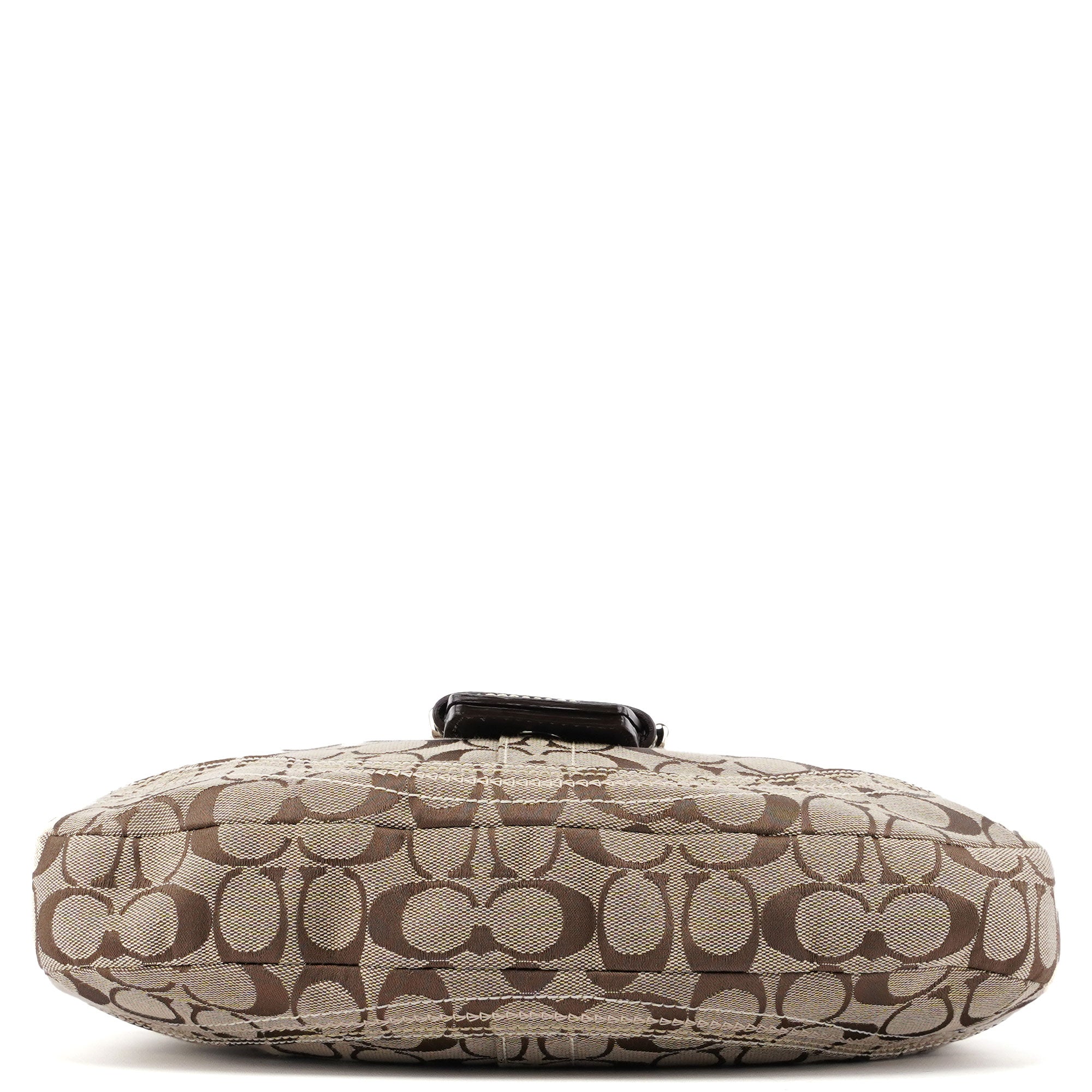 10603 Beige Brown Signature C Soho Shoulder Bag