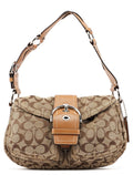 10604 Beige Signature C Soho Shoulder Bag