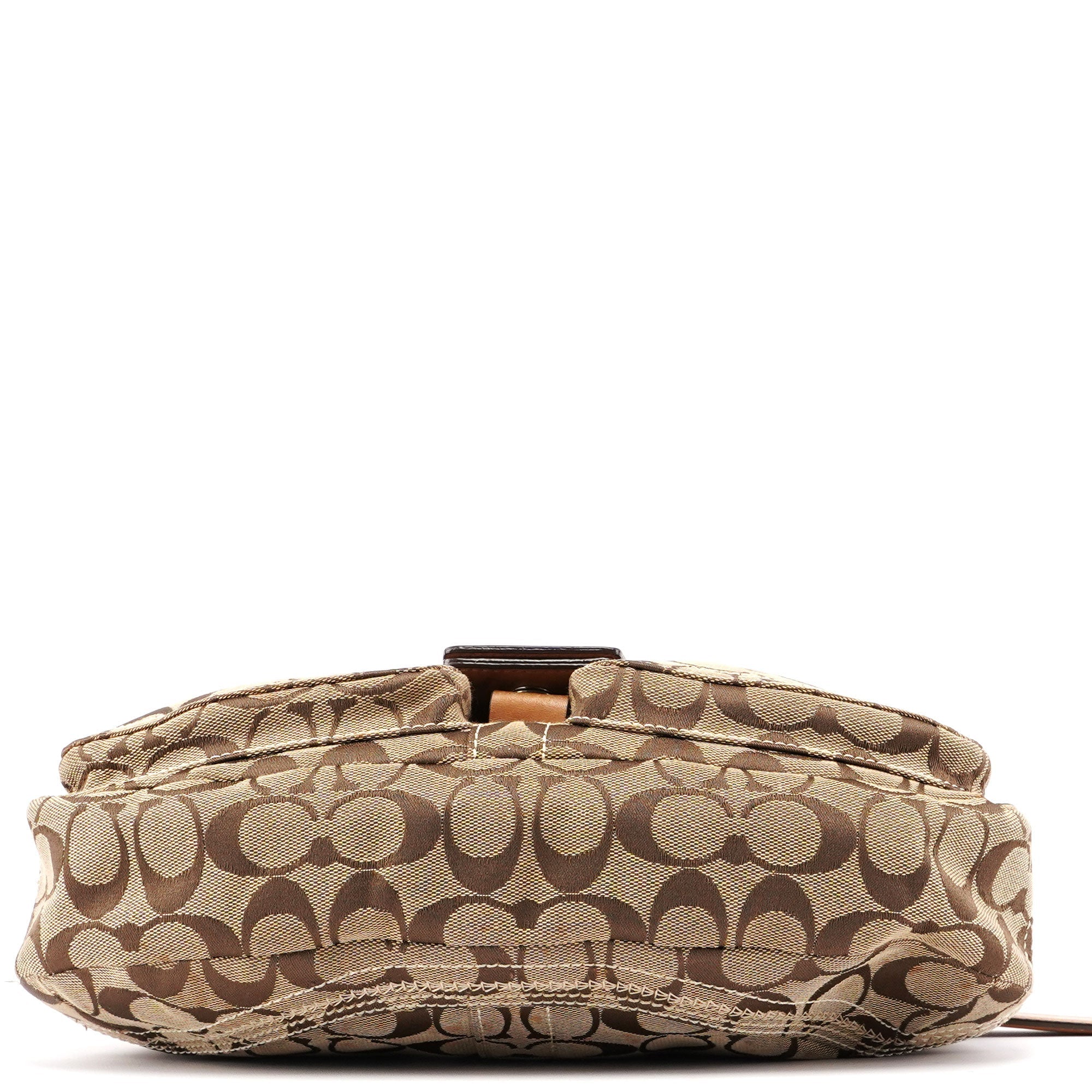 10604 Beige Signature C Soho Shoulder Bag