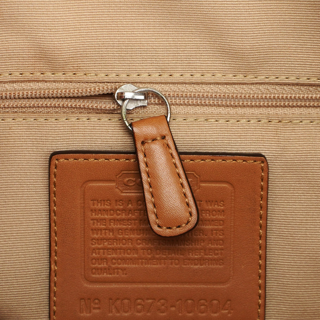 10604 Beige Signature C Soho Shoulder Bag