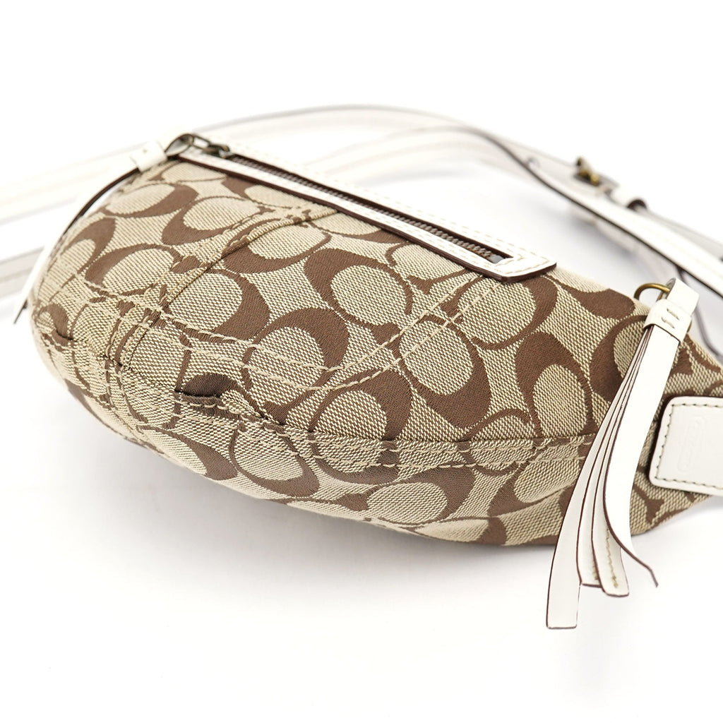 10840 Beige Signature C Swing Bag