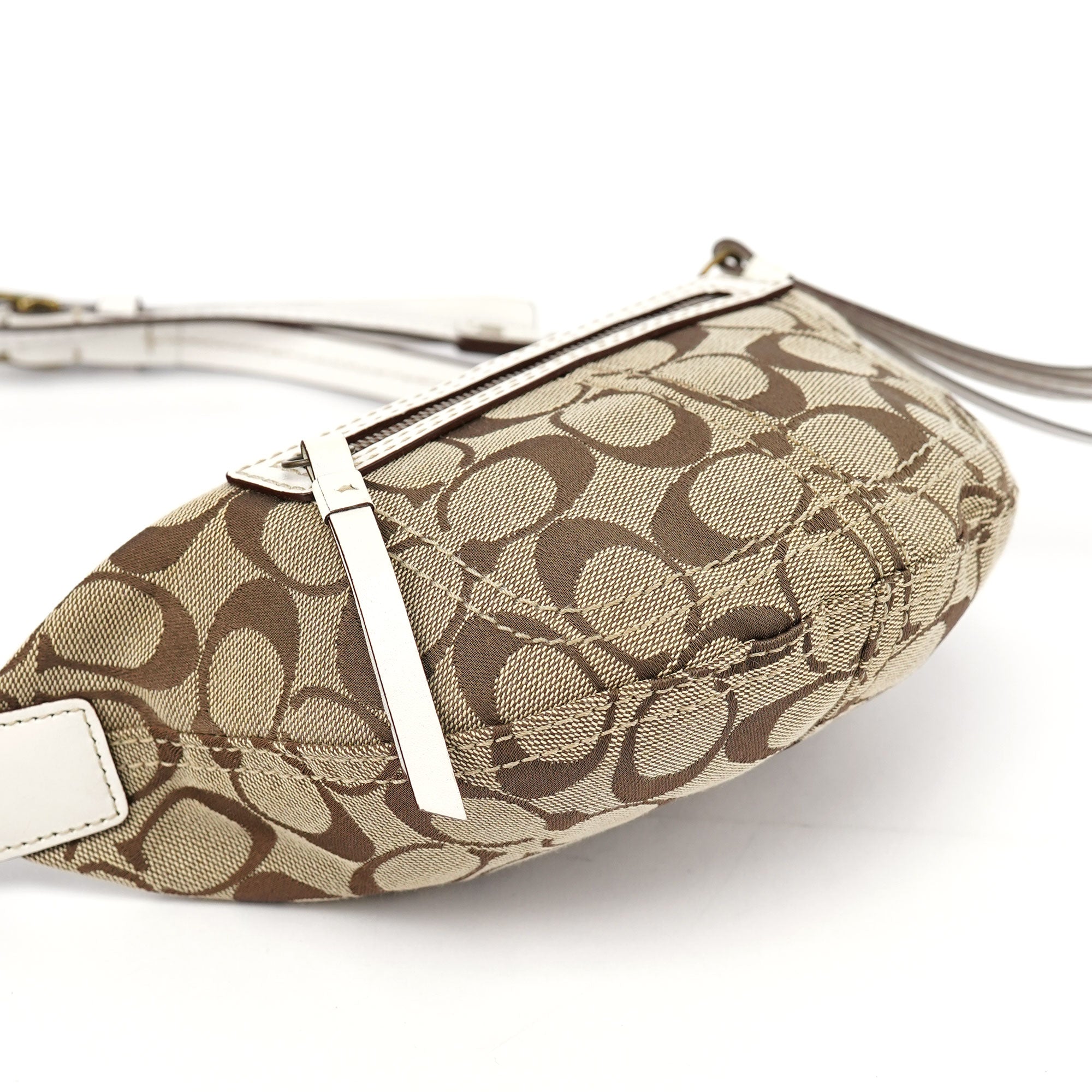 10840 Beige Signature C Swing Bag