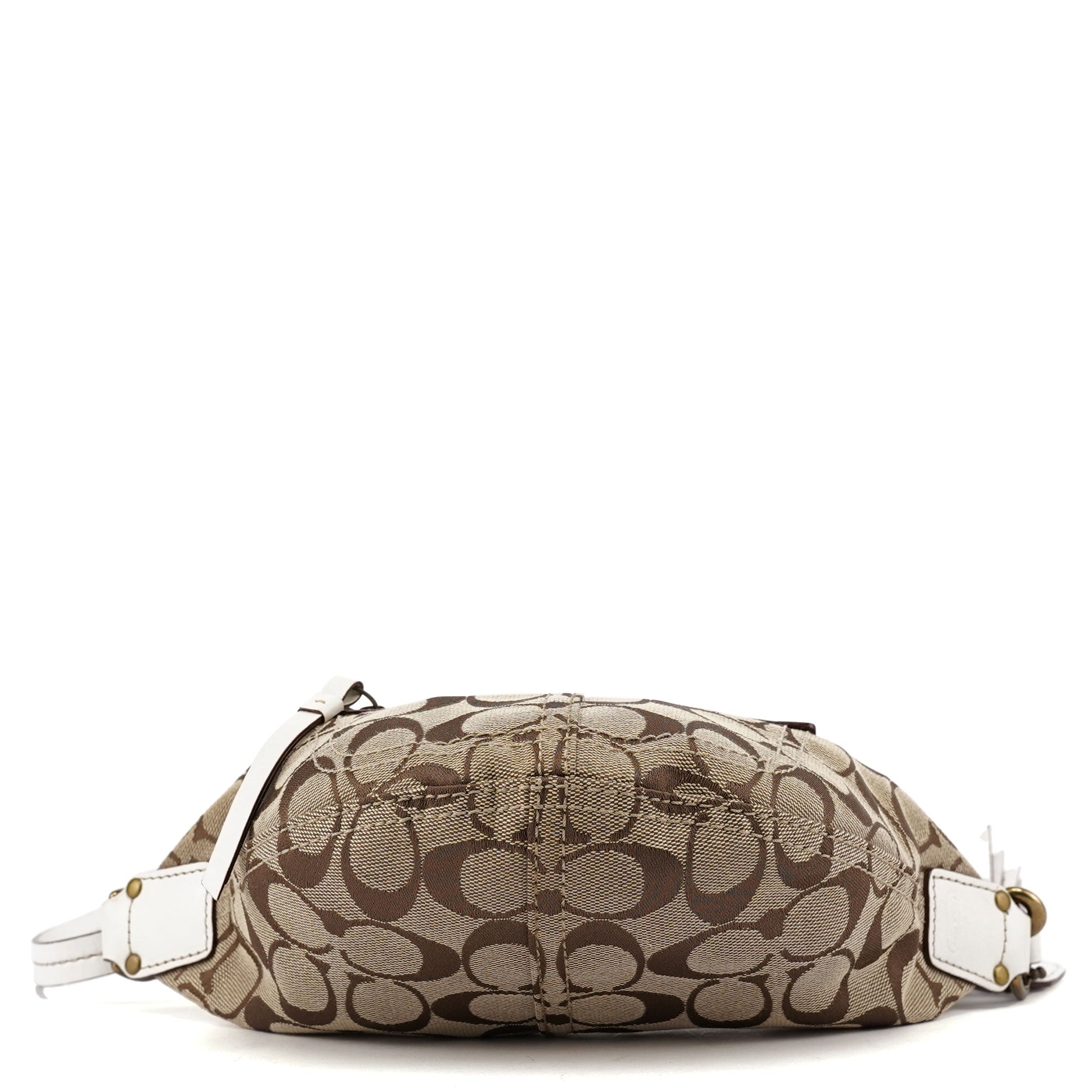 10840 Beige Signature C Swing Bag