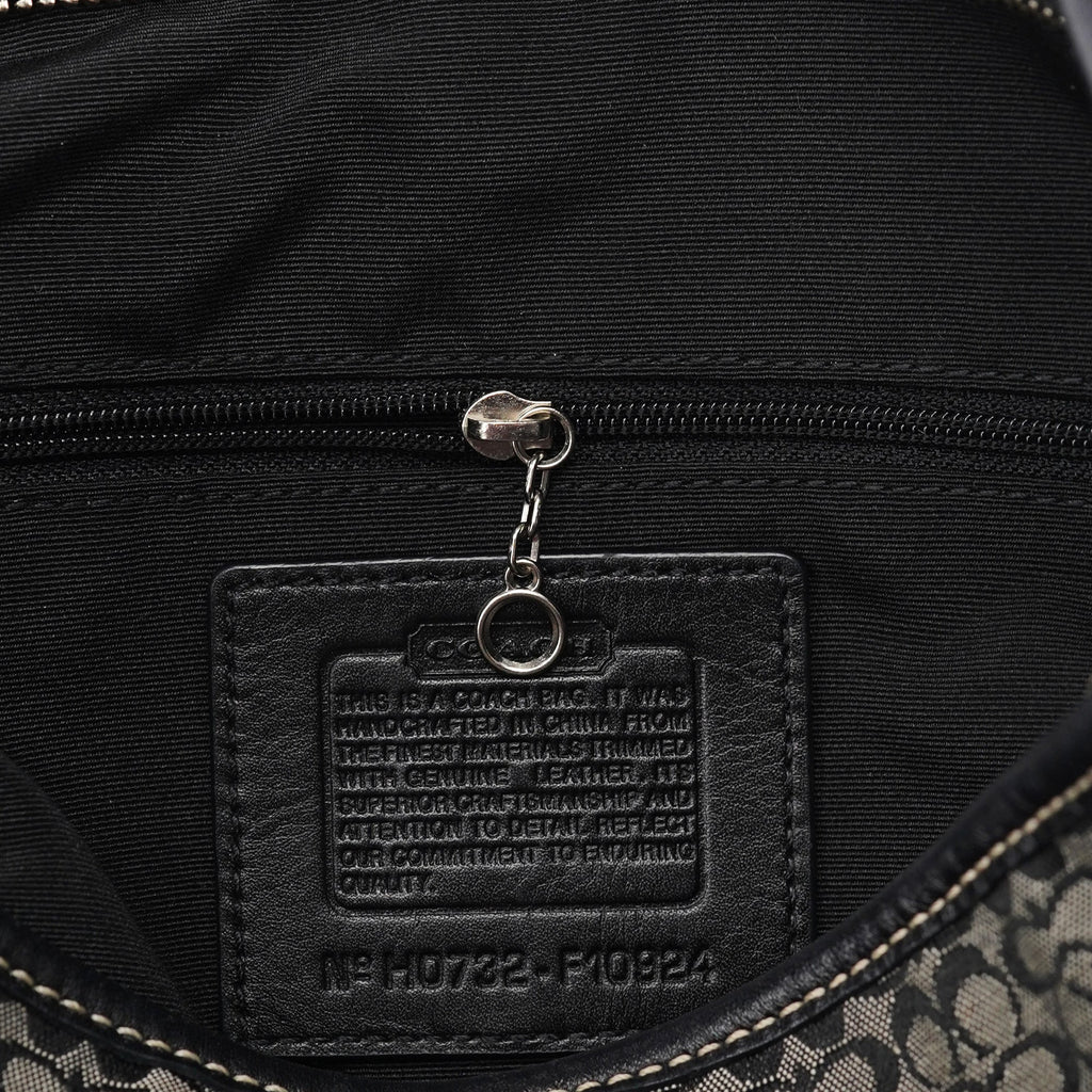 10924 Grey Hobo Shoulder Bag