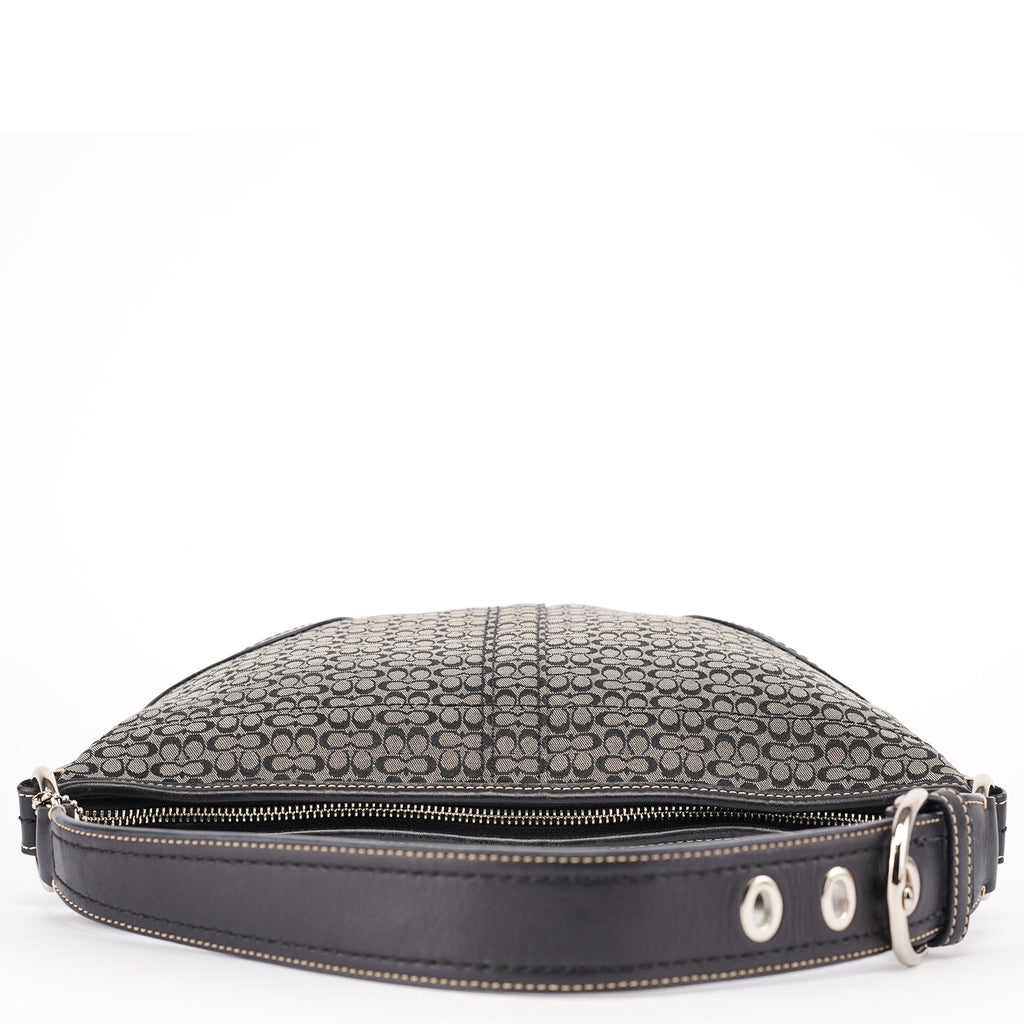10924 Grey Hobo Shoulder Bag