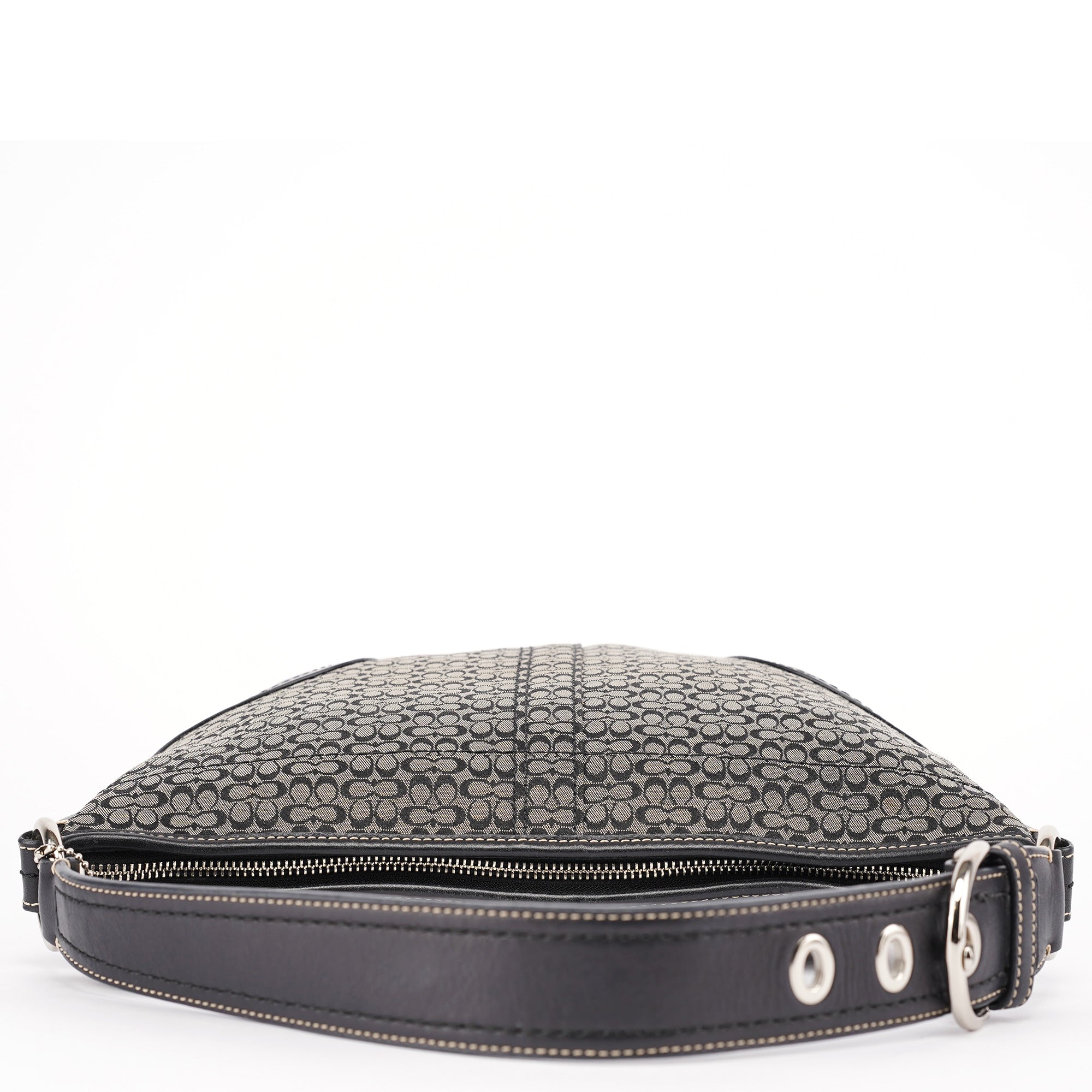 10924 Grey Hobo Shoulder Bag
