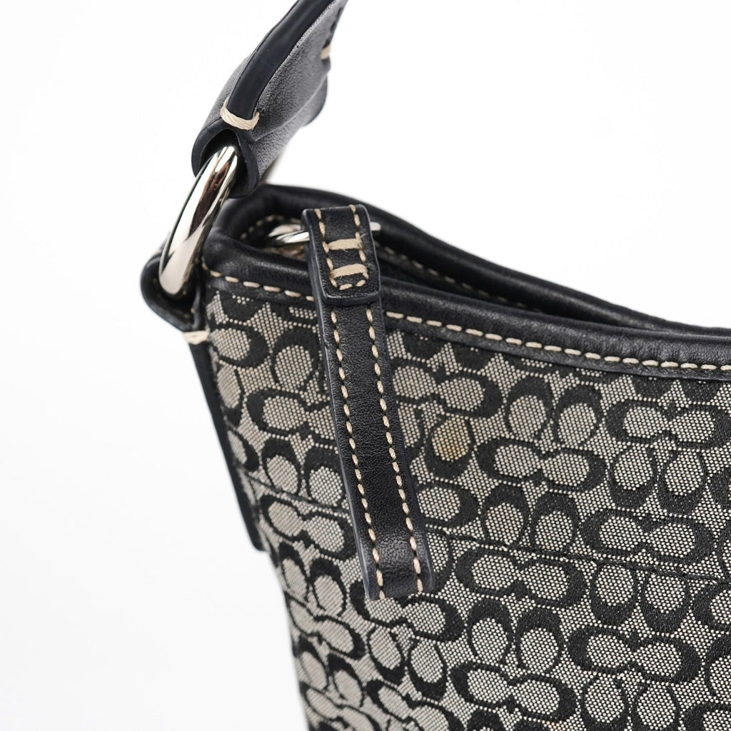 10924 Grey Hobo Shoulder Bag
