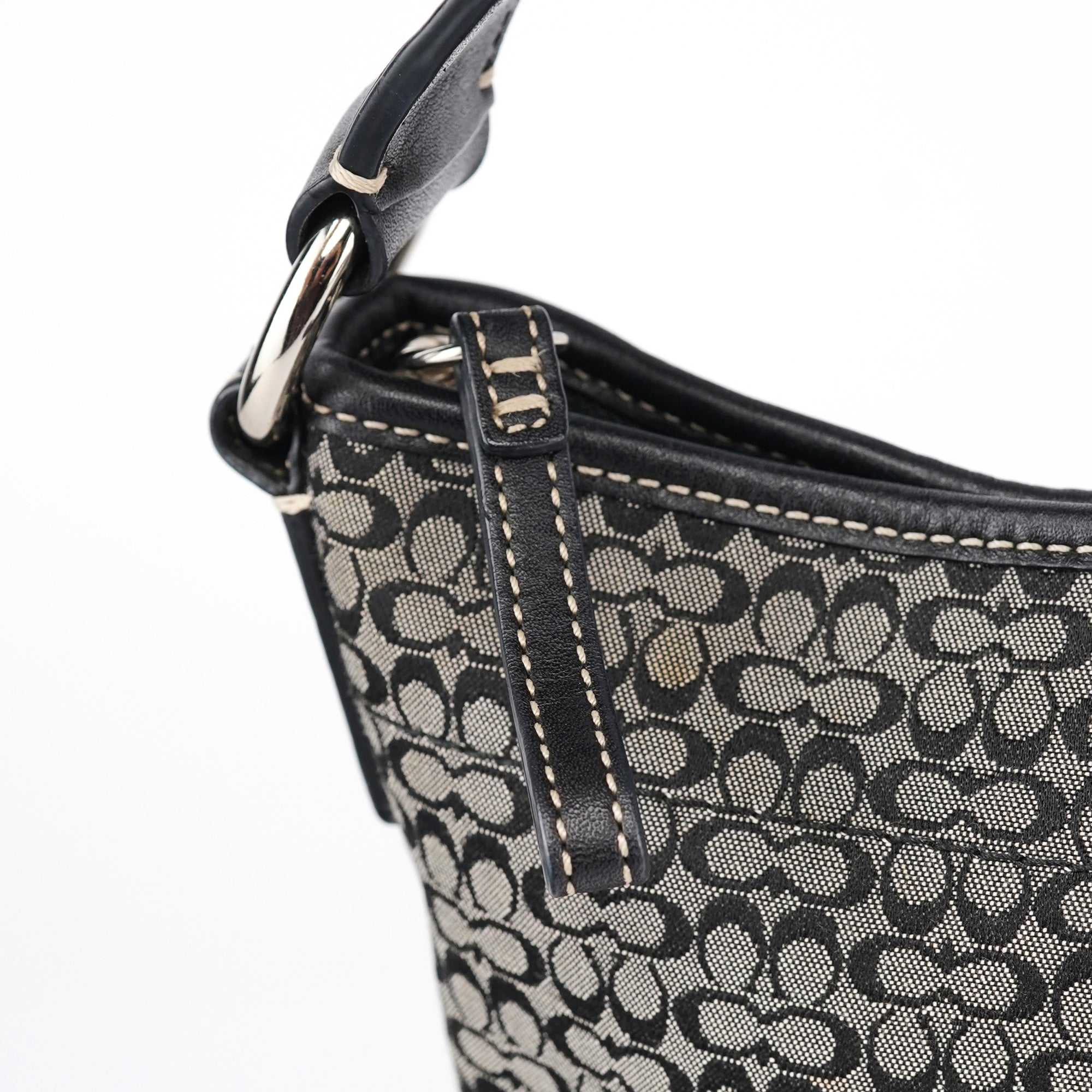 10924 Grey Hobo Shoulder Bag
