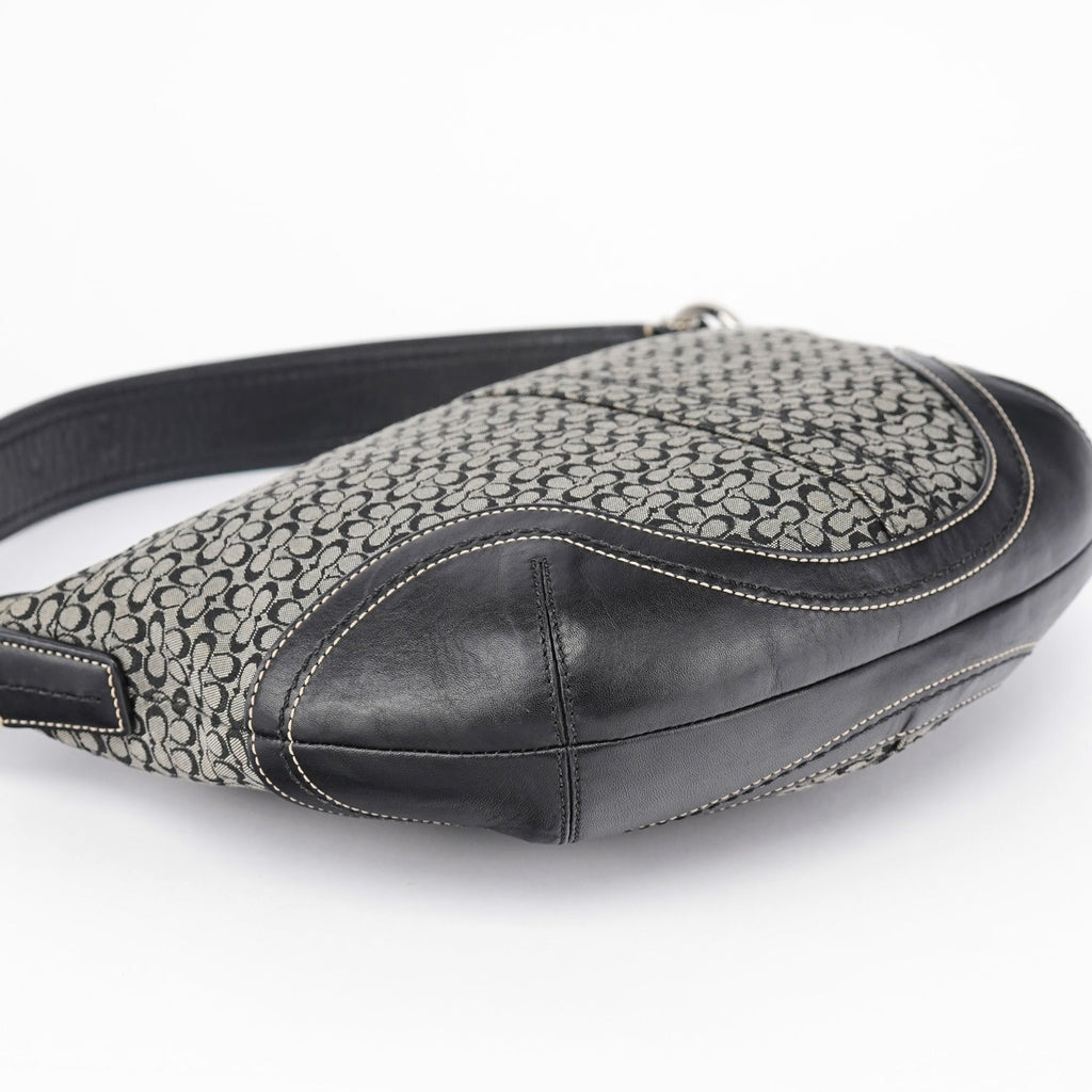 10924 Grey Hobo Shoulder Bag