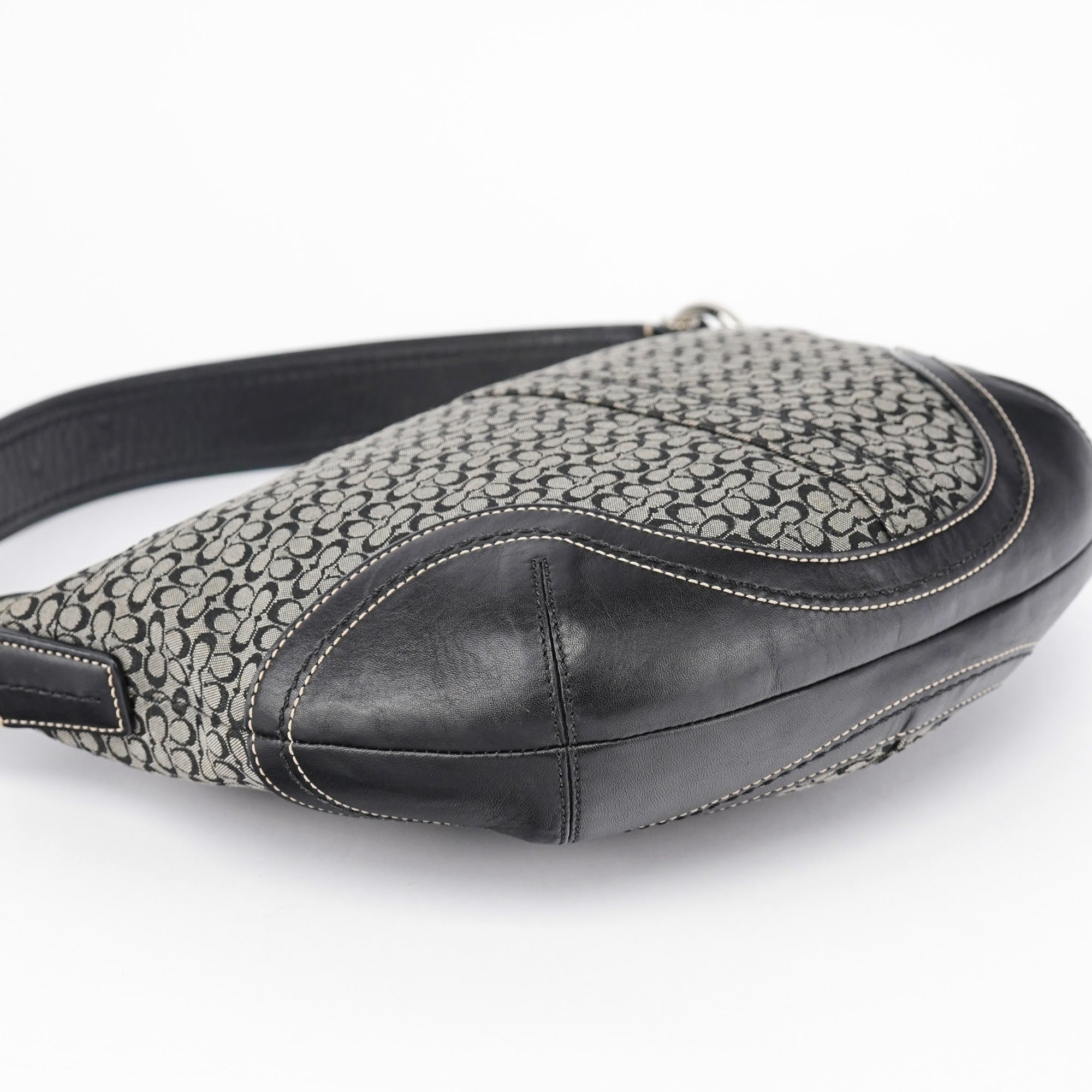 10924 Grey Hobo Shoulder Bag