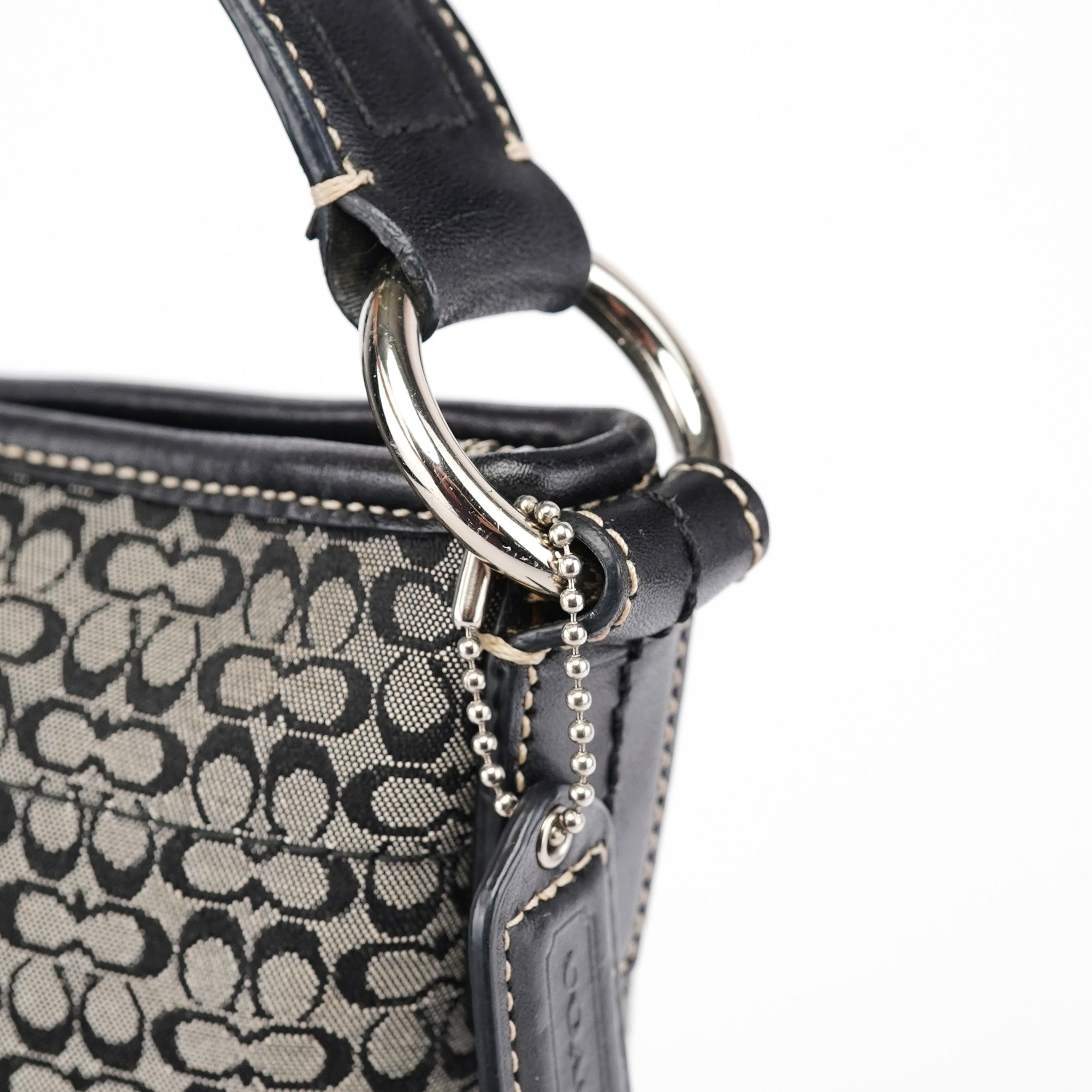 10924 Grey Hobo Shoulder Bag