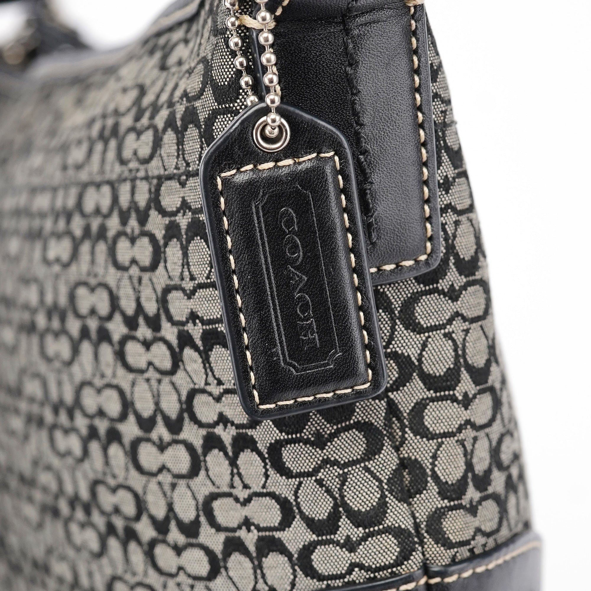 10924 Grey Hobo Shoulder Bag