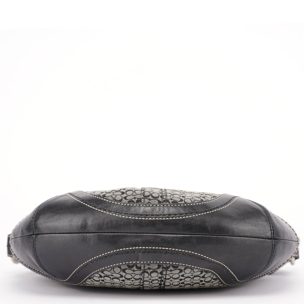 10924 Grey Hobo Shoulder Bag
