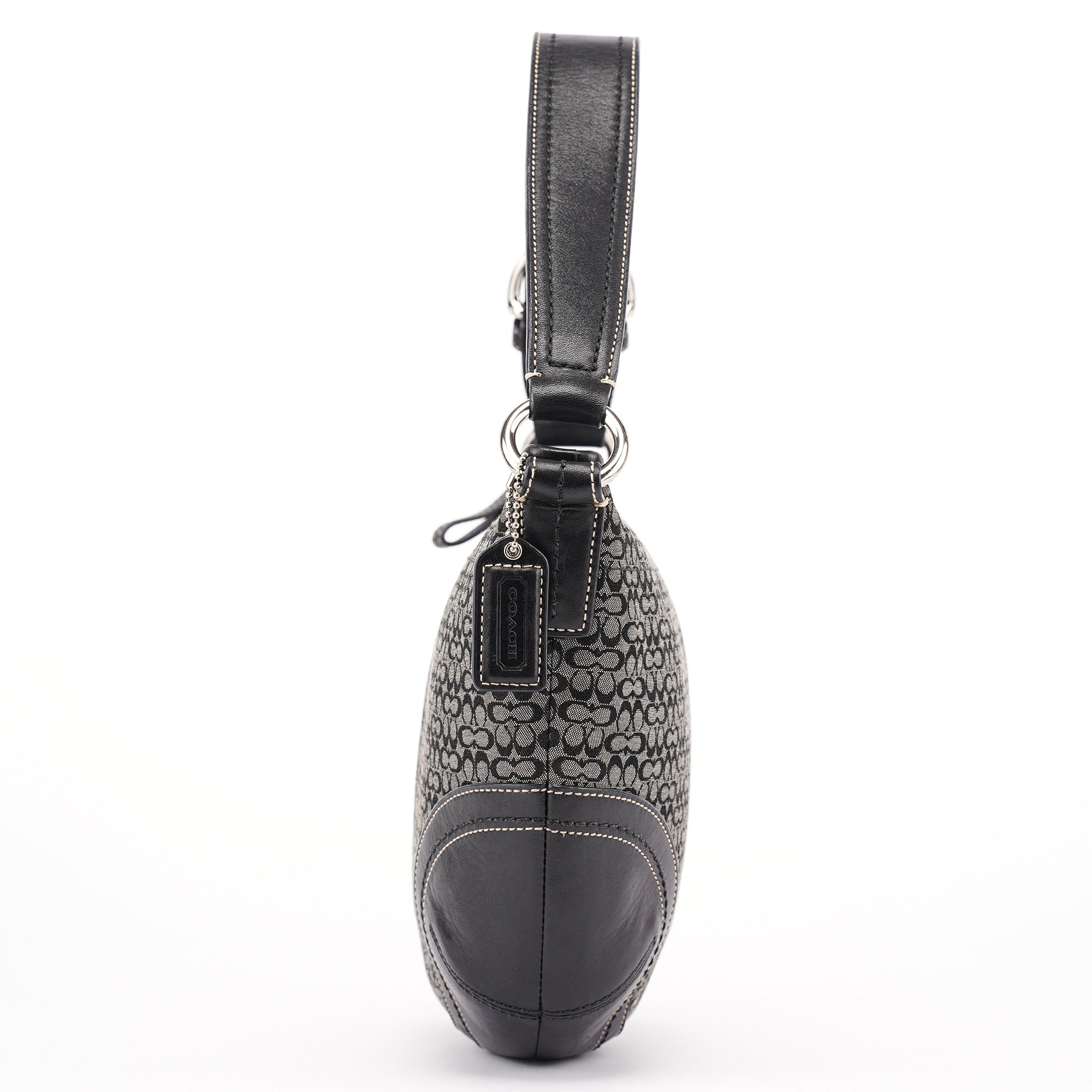 10924 Grey Hobo Shoulder Bag