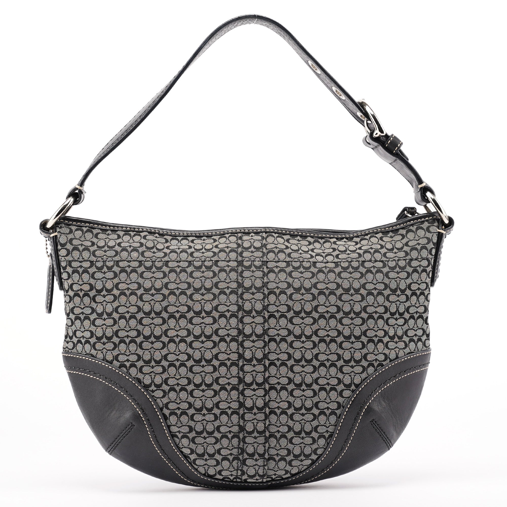10924 Grey Hobo Shoulder Bag