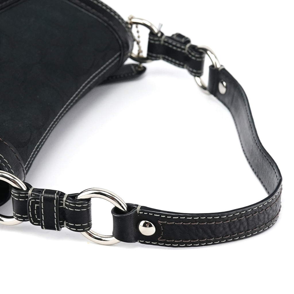 10983 Black Soho Turnlock Shoulder Bag