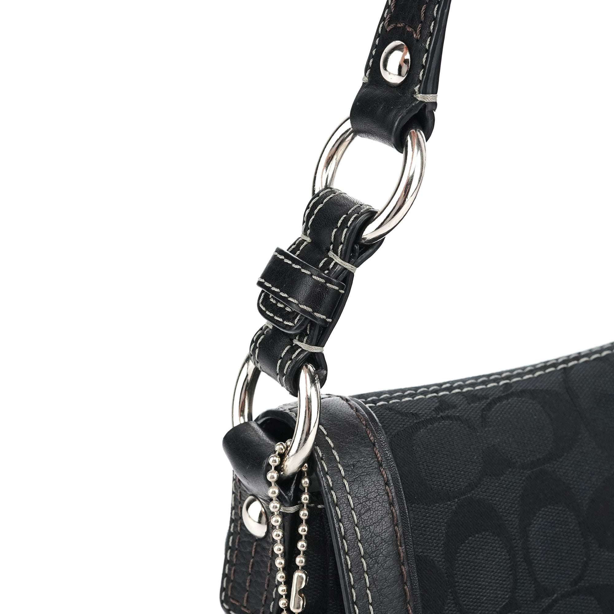 10983 Black Soho Turnlock Shoulder Bag
