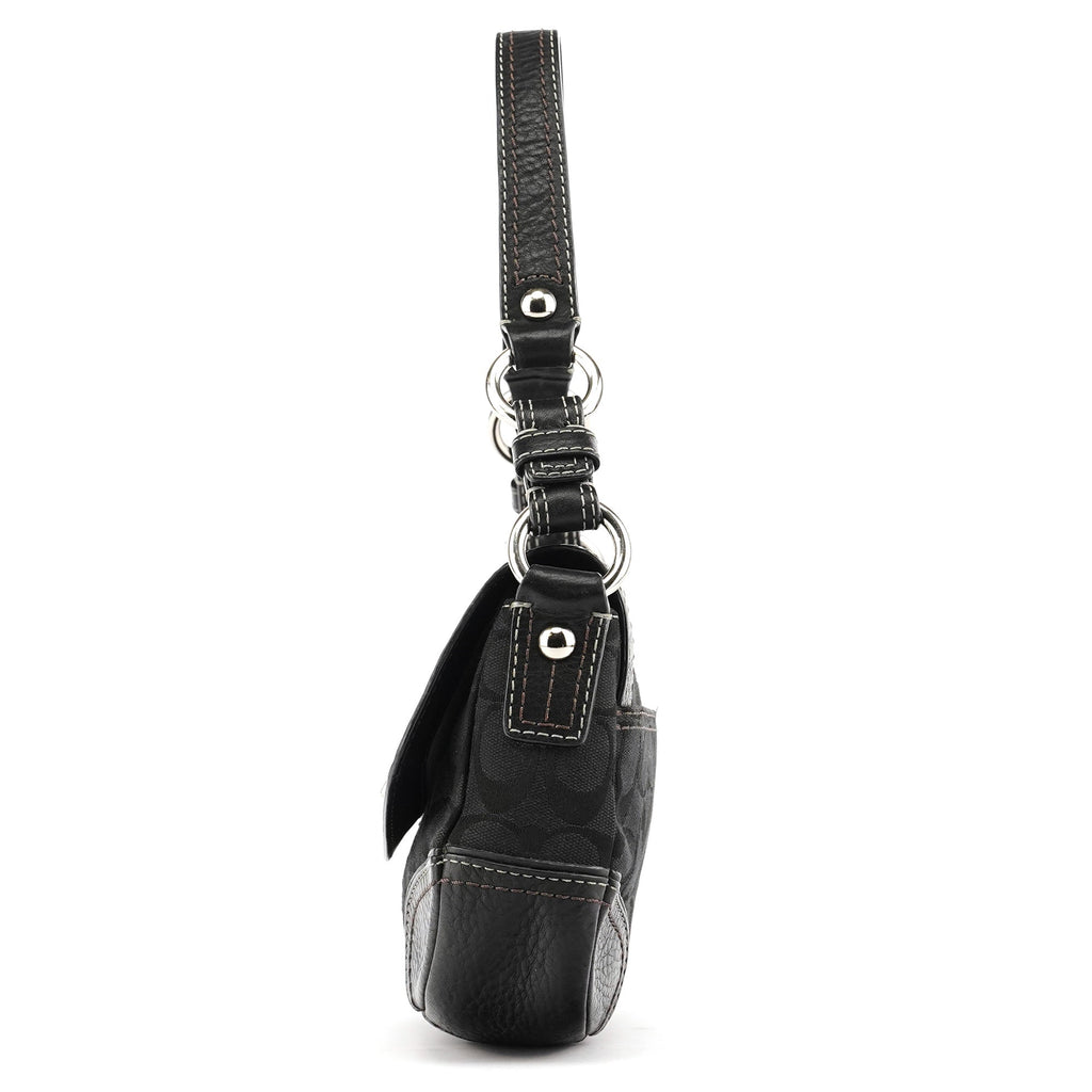 10983 Black Soho Turnlock Shoulder Bag