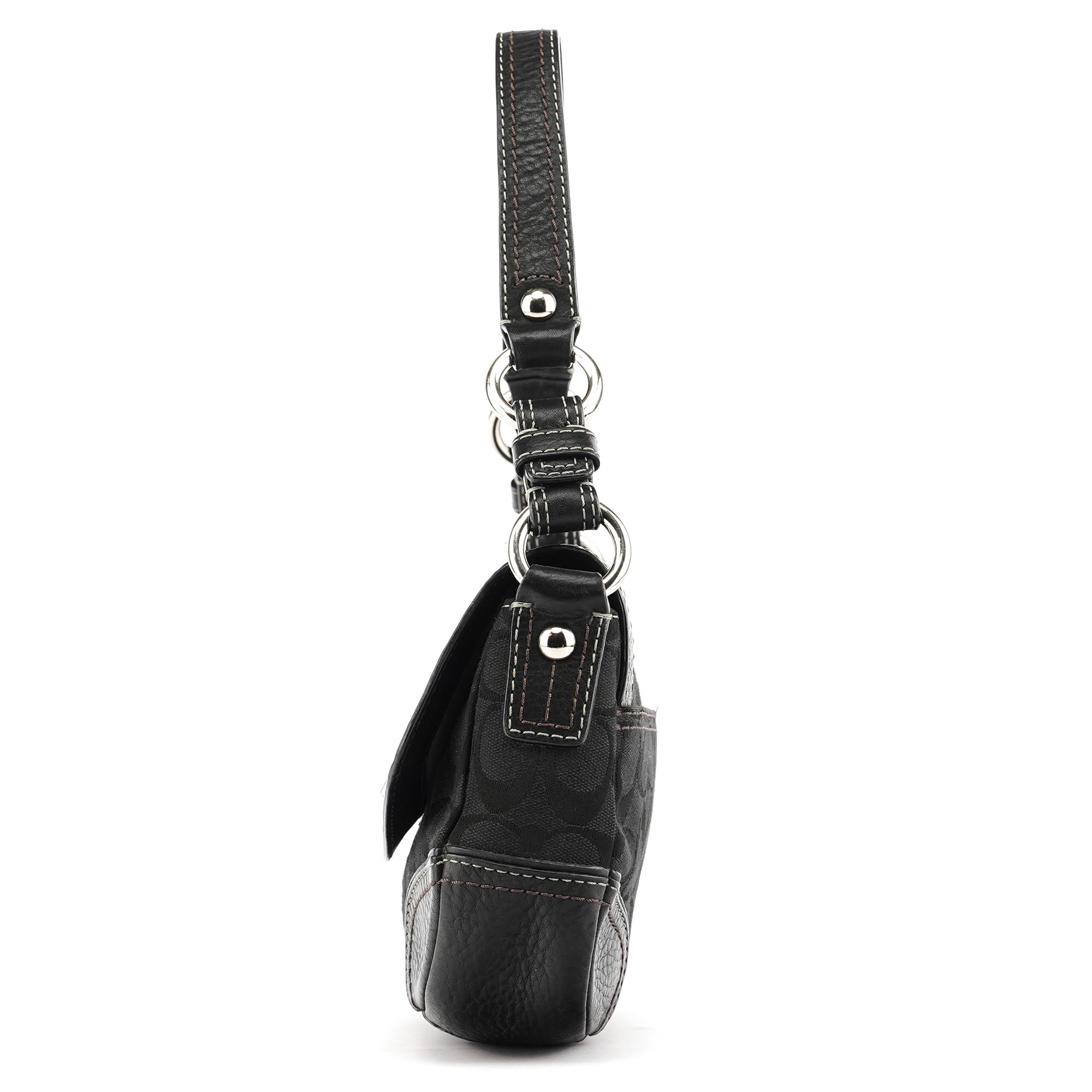 10983 Black Soho Turnlock Shoulder Bag