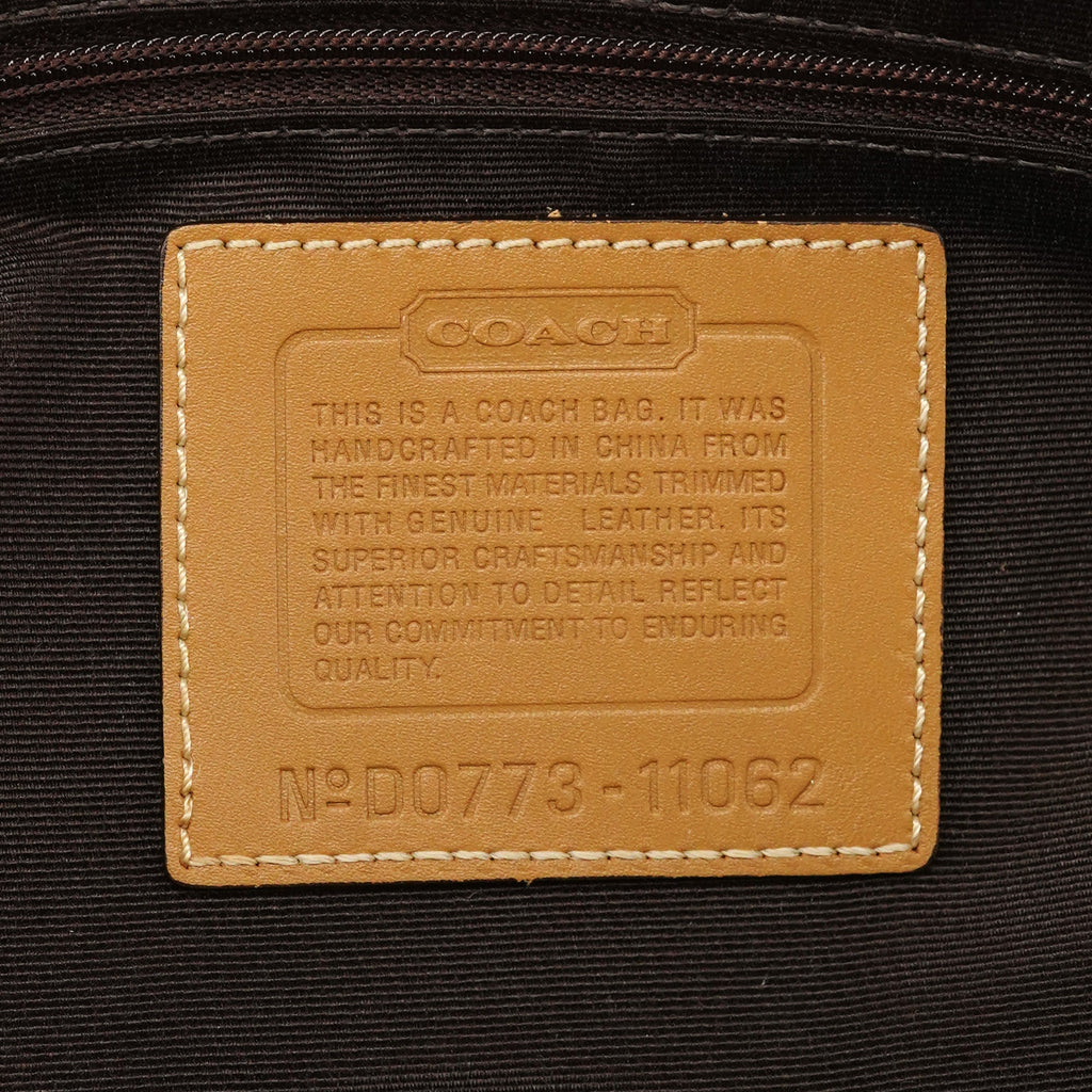 11062 Beige Tan Signature Turnlock Tote Bag