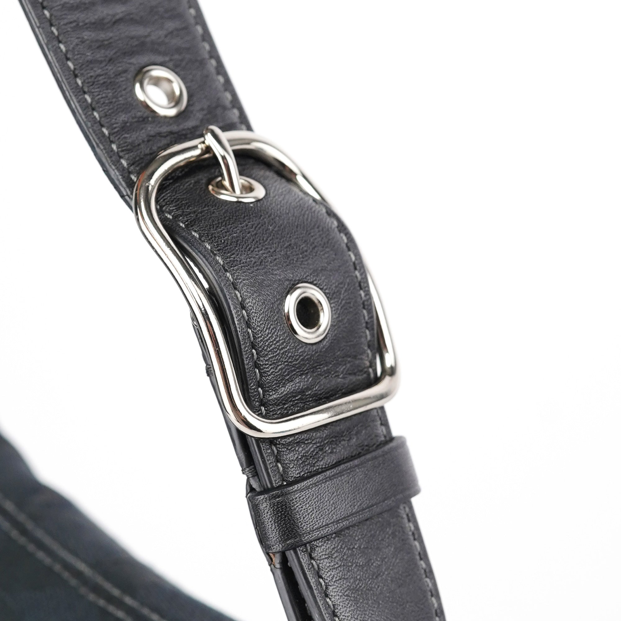 11574 Black Turnlock Shoulder Bag